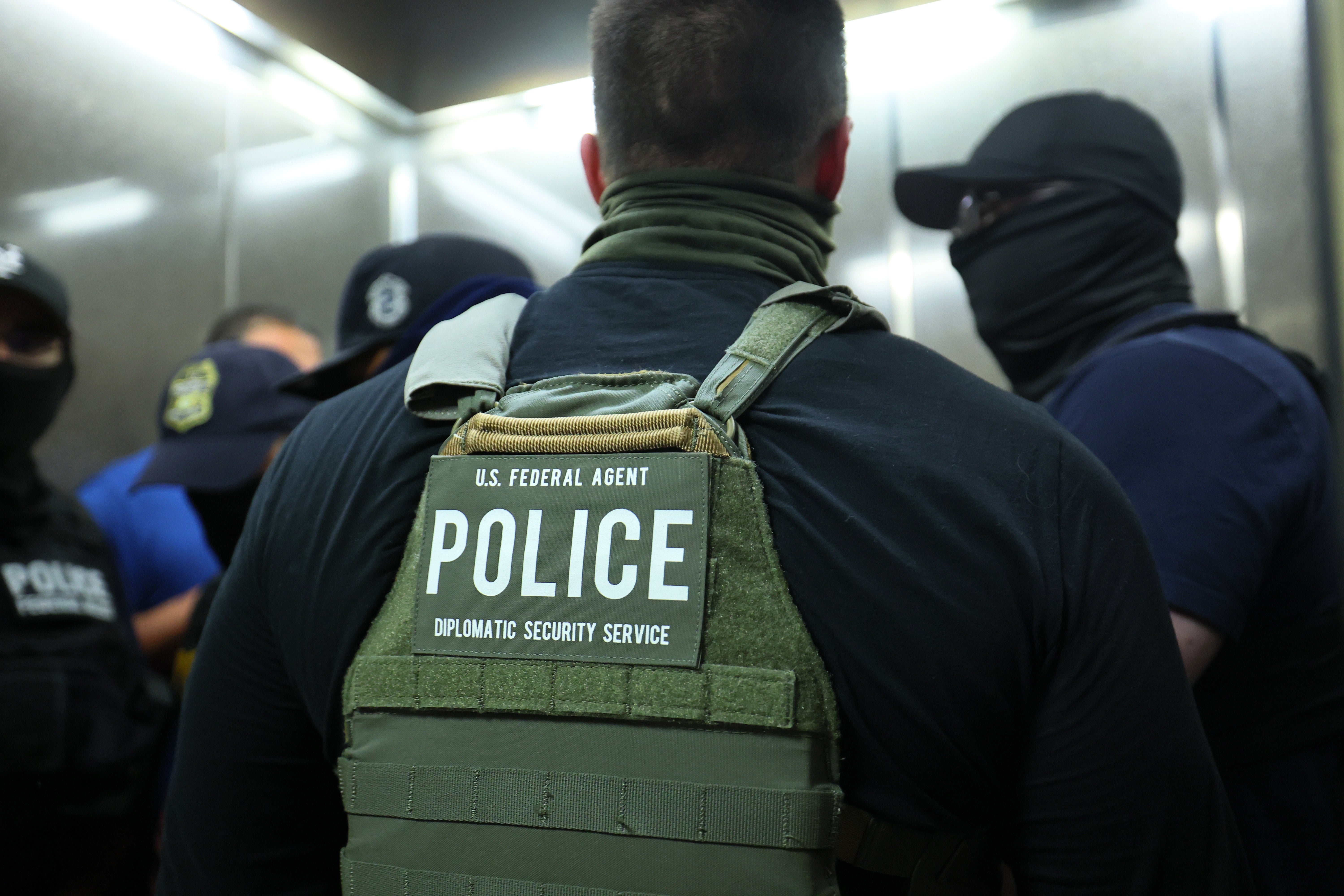 Immigration officers detained Ward Sakeik at the airport on the way back to the United States from the U.S. Virgin Islands, where she was honeymooning with her husband Taahir Shaikh