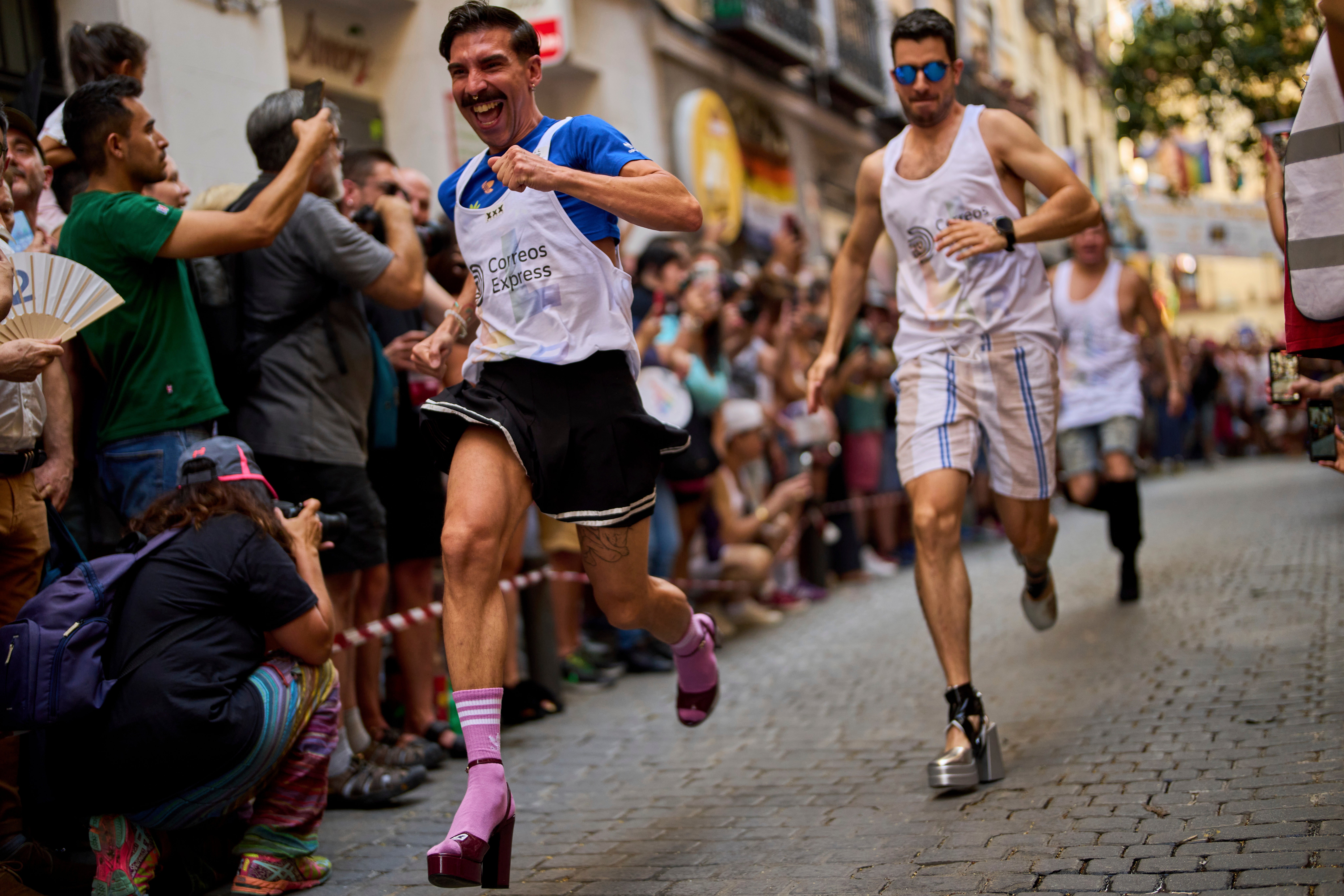 Spain Pride High Heels Race
