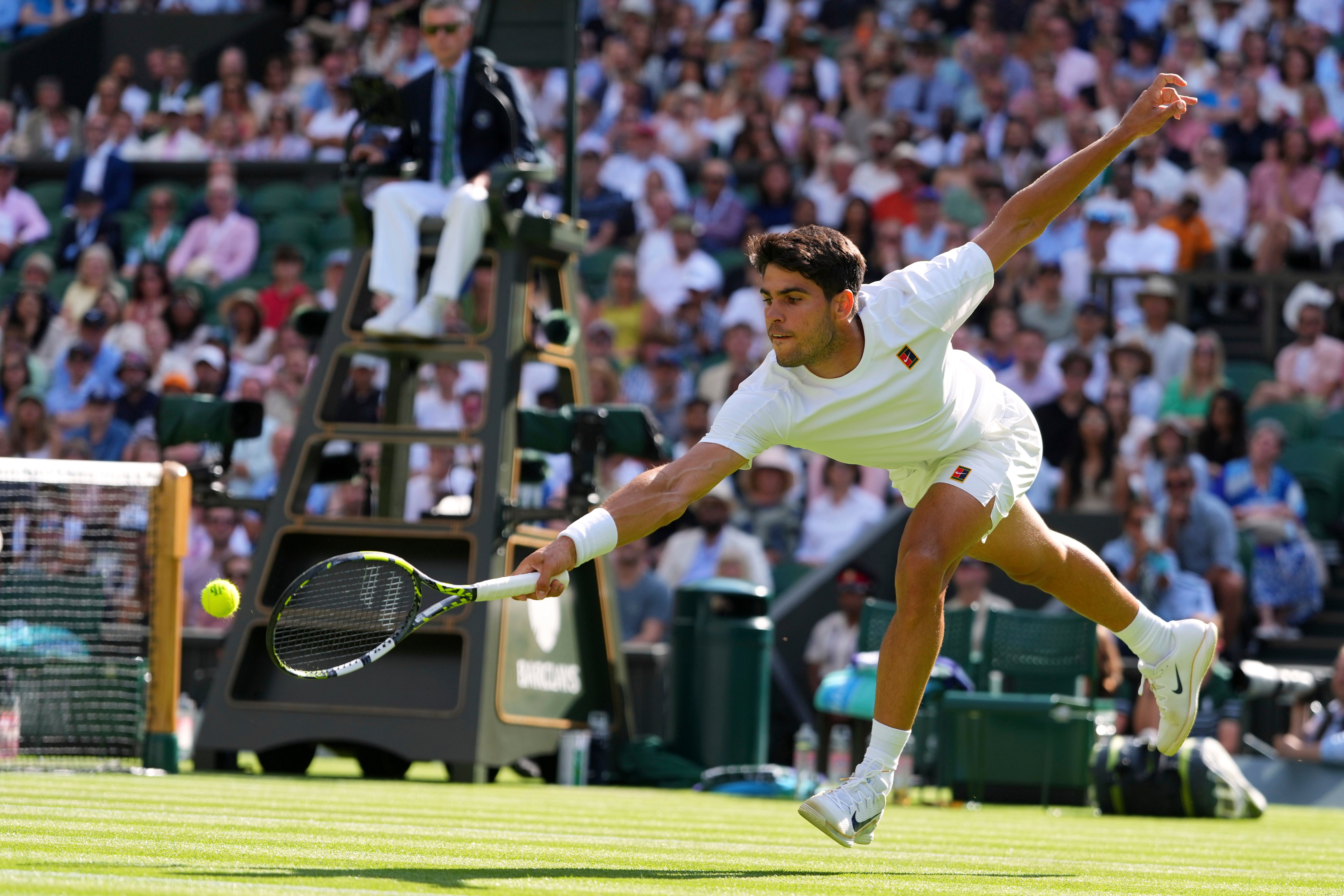 Carlos Alcaraz on Centre Court