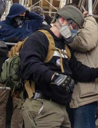 Kelley was the fourth rioter to breach the U.S. Capitol on Jan 6