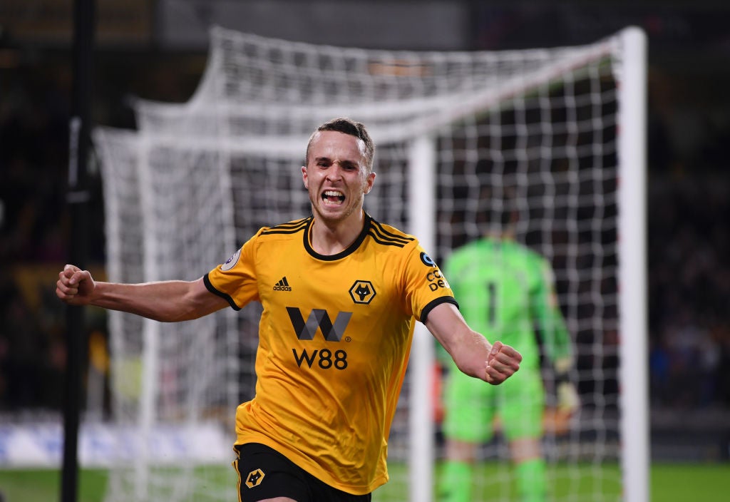 Diogo Jota skóroval 44 gólů ve 131 hrách pro Wolves, než se připojil k Liverpoolu