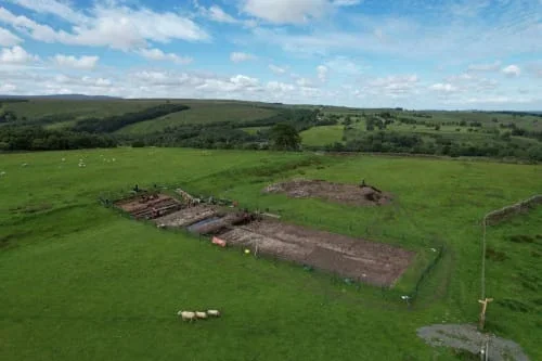 Excavation of northern ditches at Magna Roman Fort