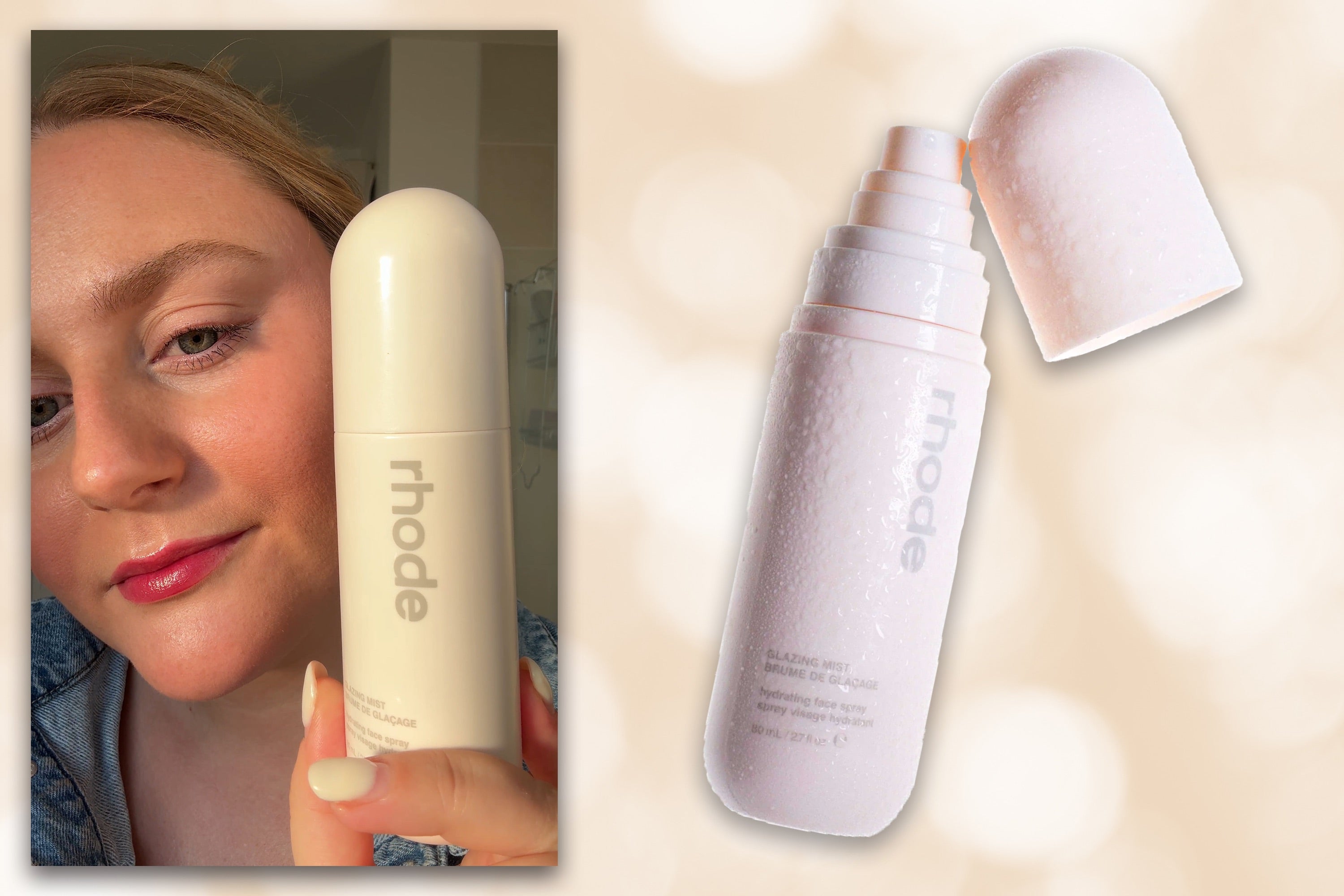The new spray formula leaves skin looking glowy and lit-from-within