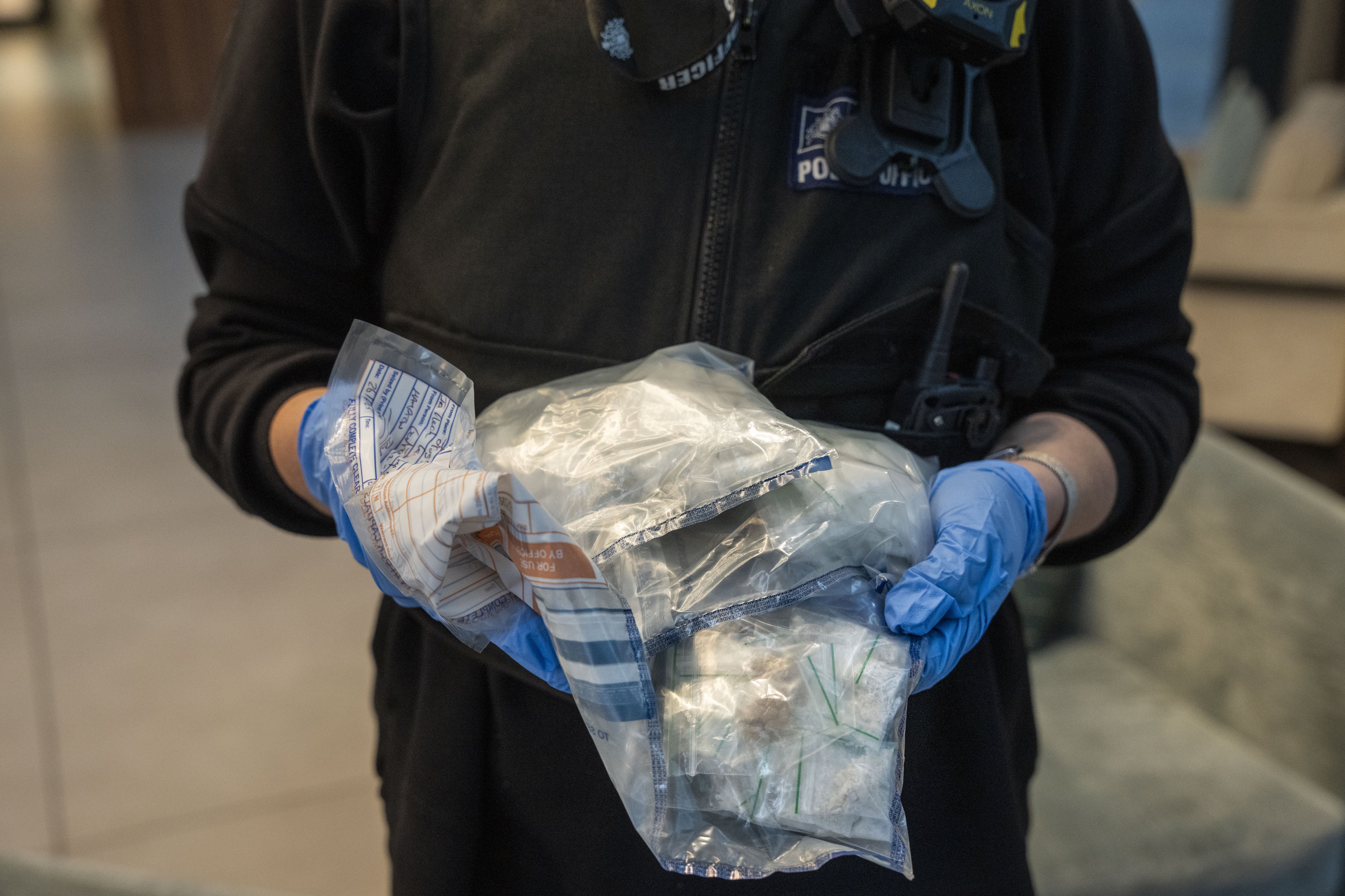 The Metropolitan Police seized almost 70kg of class A drugs (PA)