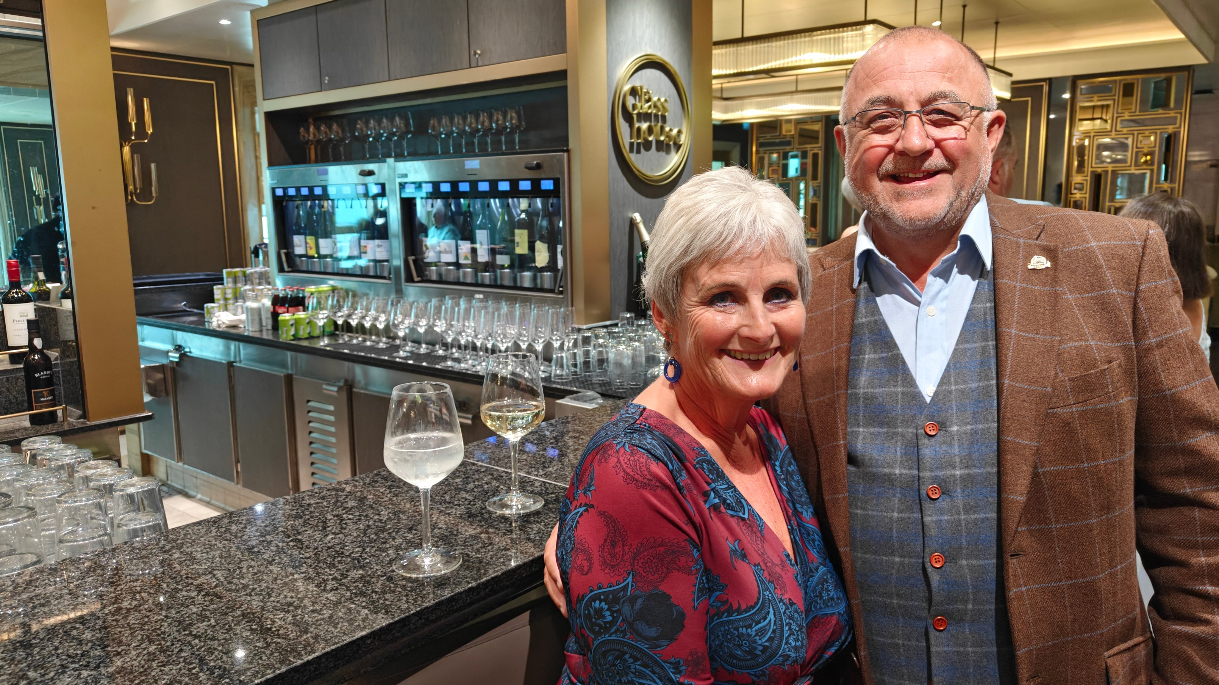 Paul Clarke has sailed with his wife Lynne on Britannia four times since 2021,