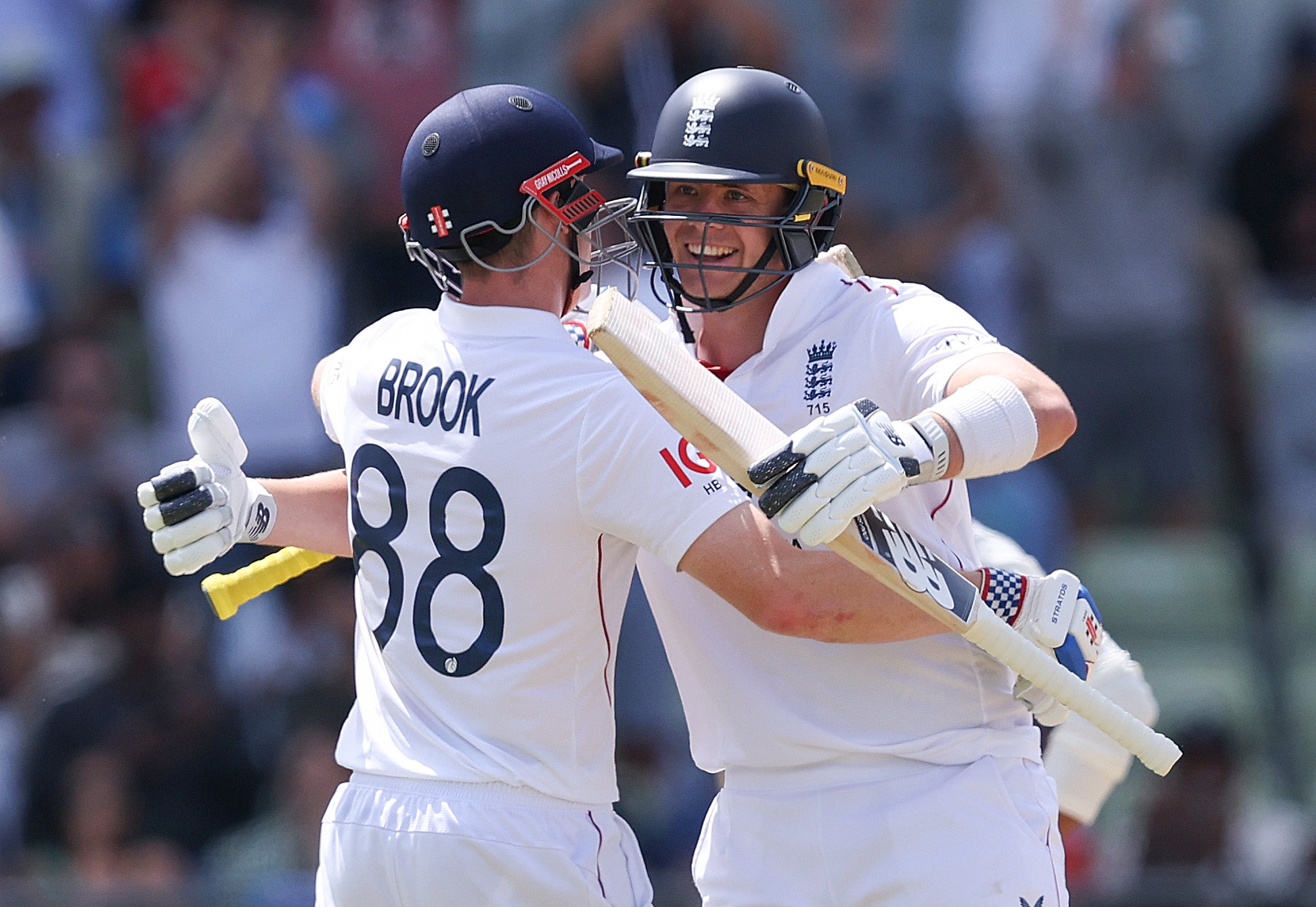 Harry Brook and Jamie Smith helped England fight back from a perilous position