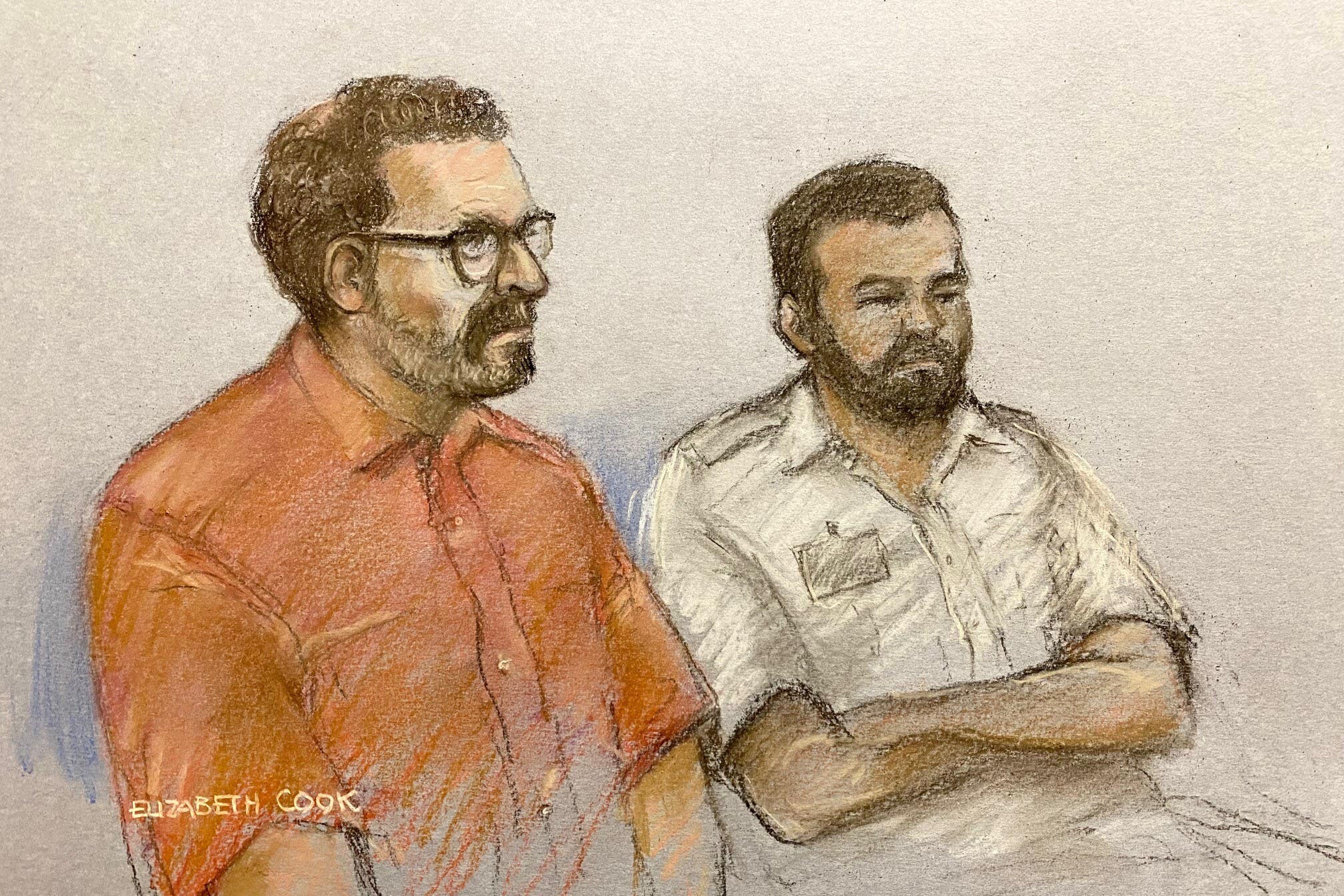 Christopher Brain, 68, is giving evidence at Inner London Crown Court