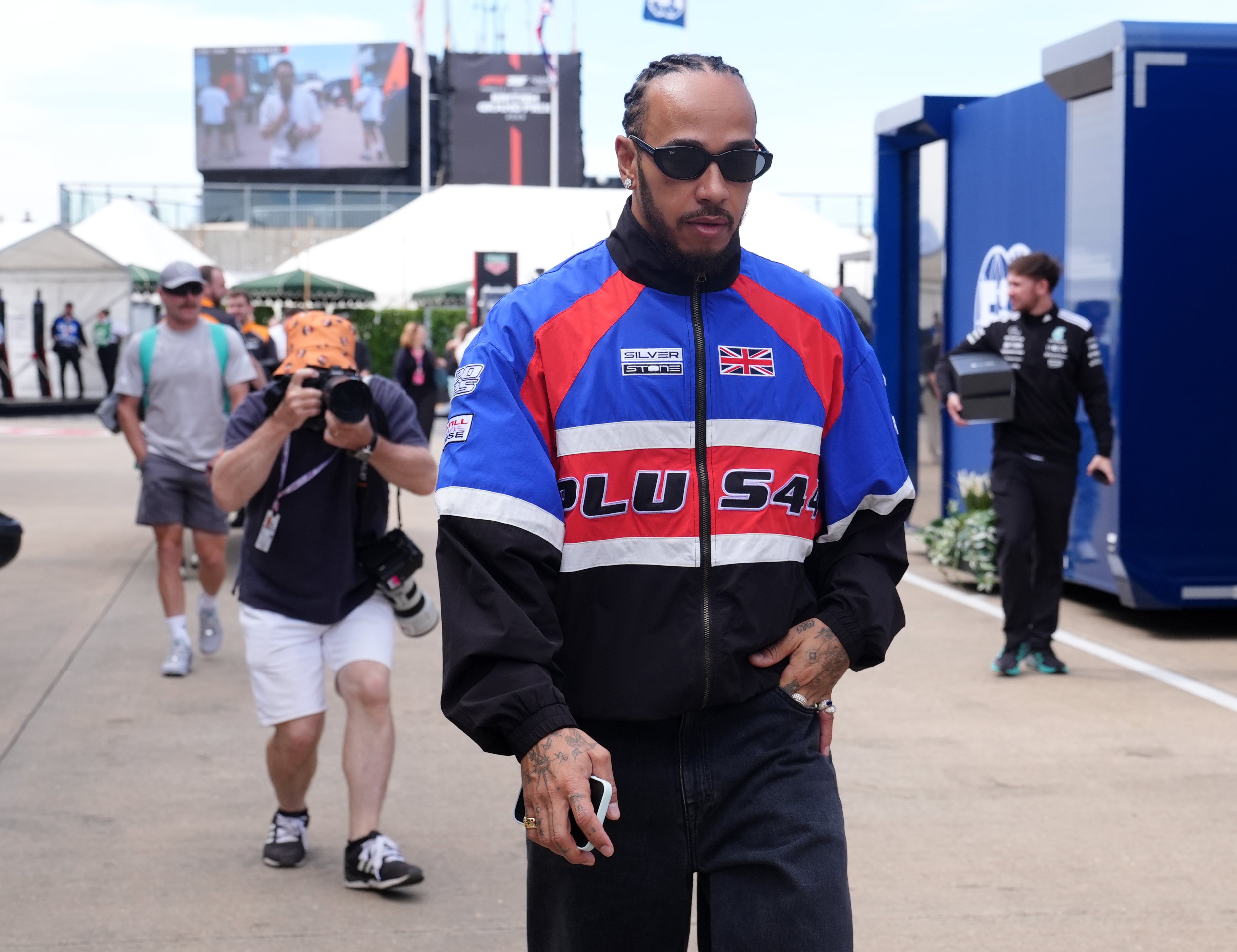 Lewis Hamilton enjoyed a positive day for Ferrari (Bradley Collyer/PA)