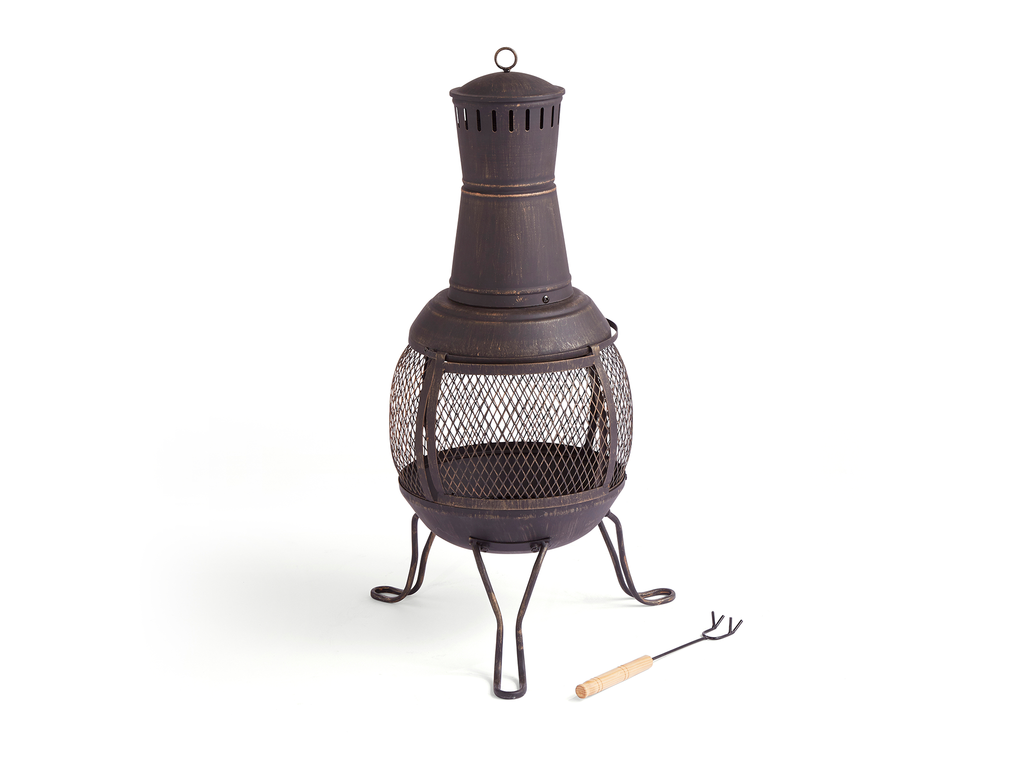 Dunelm steel chiminea