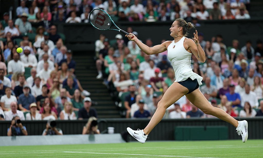 Sabalenka was made to work hard for her victory