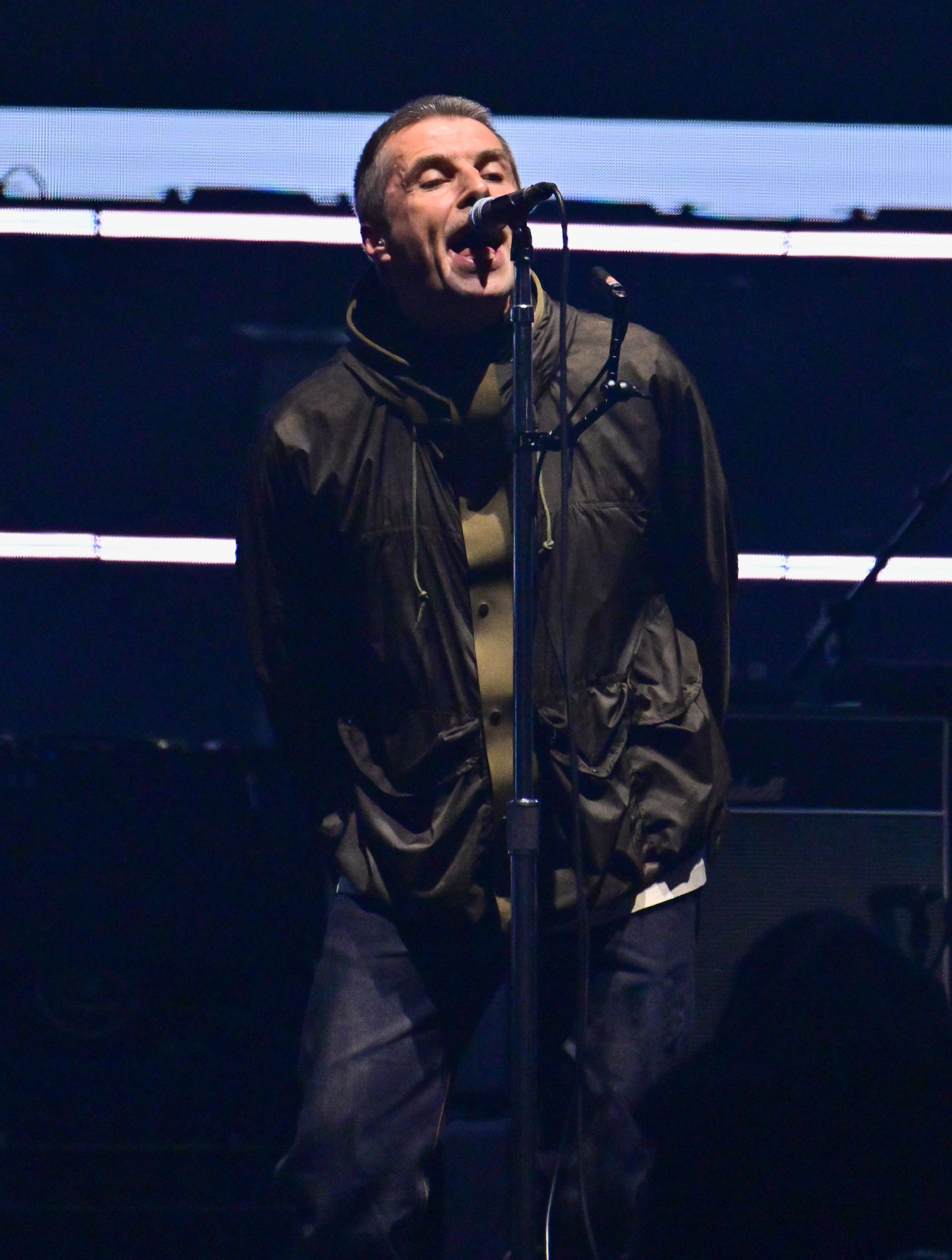 Liam Gallagher in the show Oasis Reunion