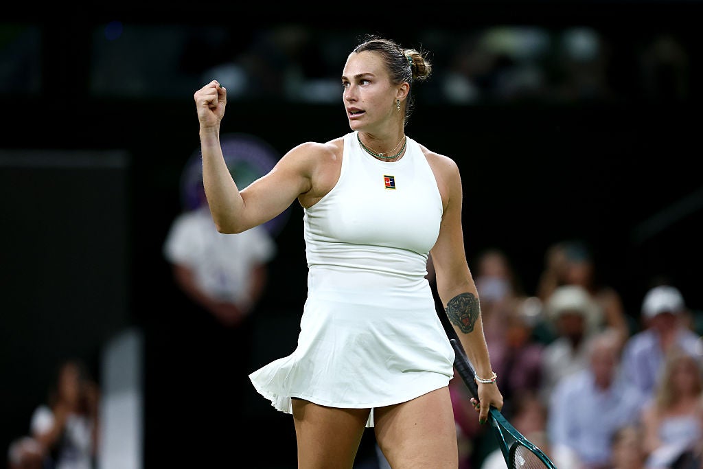Sabalenka marched into the fourth round