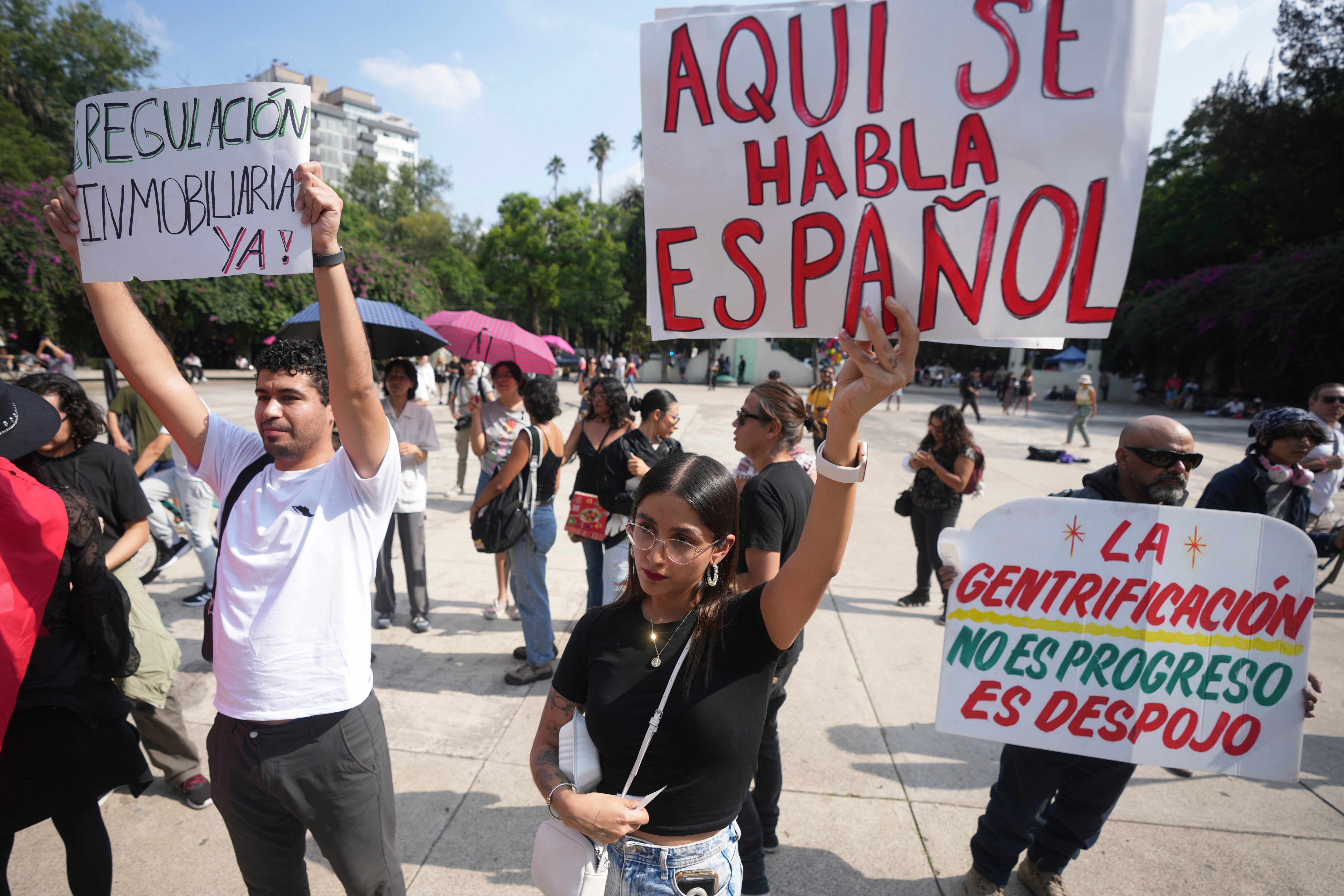 Protests in Mexico City took a violent turn