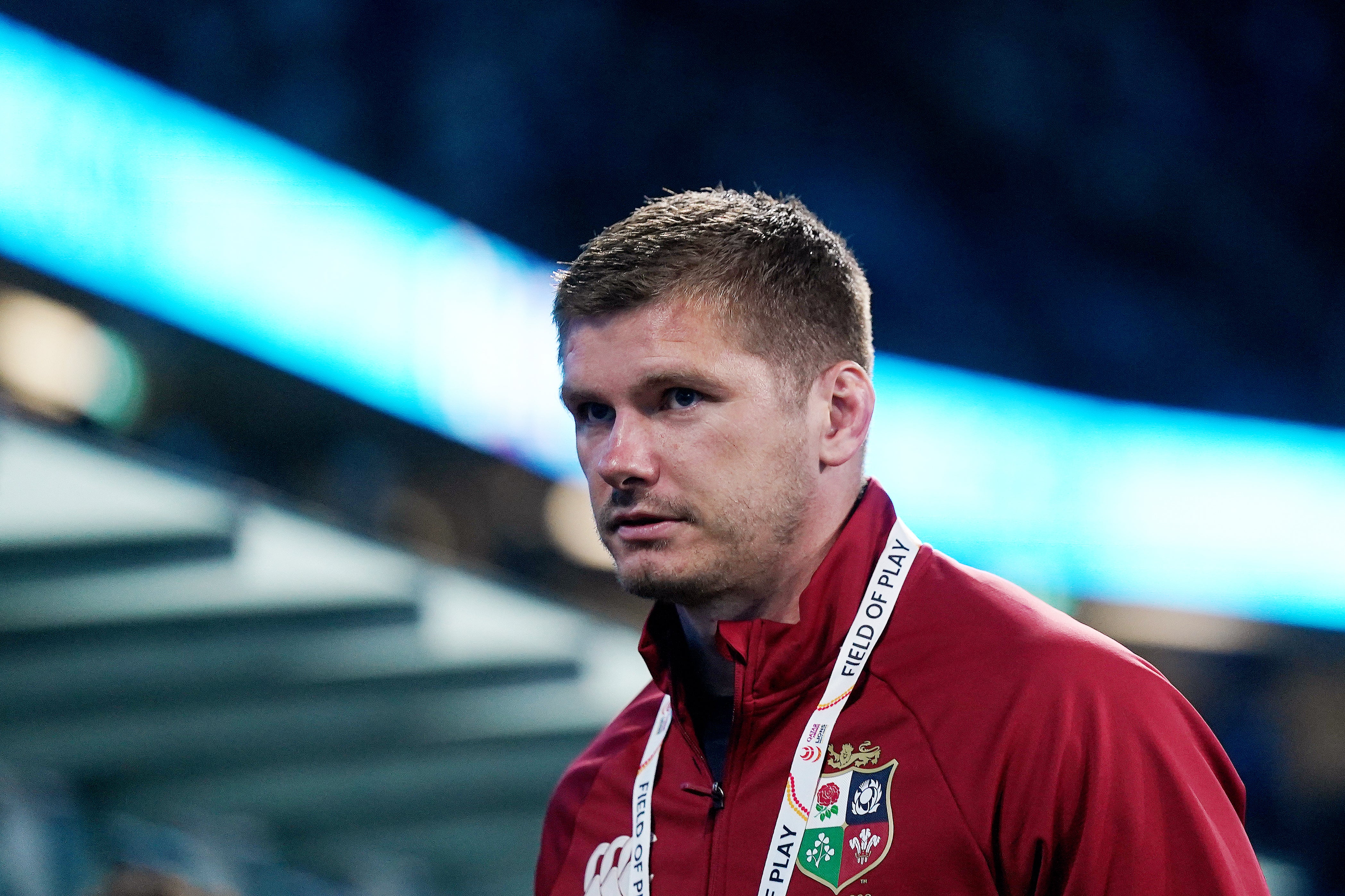 Owen Farrell arrived in Australia last Friday