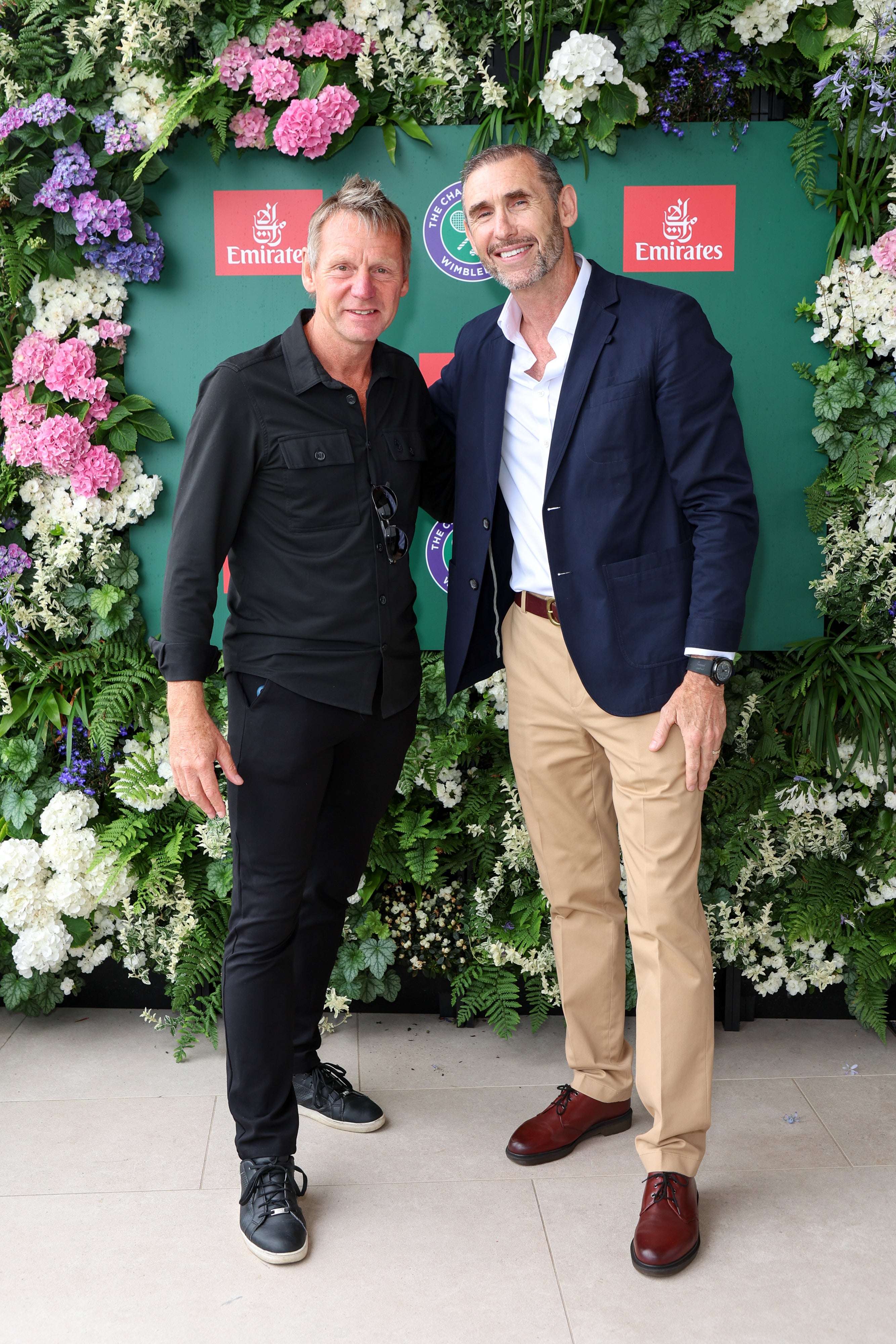 Stuart Pearce and Martin Keown