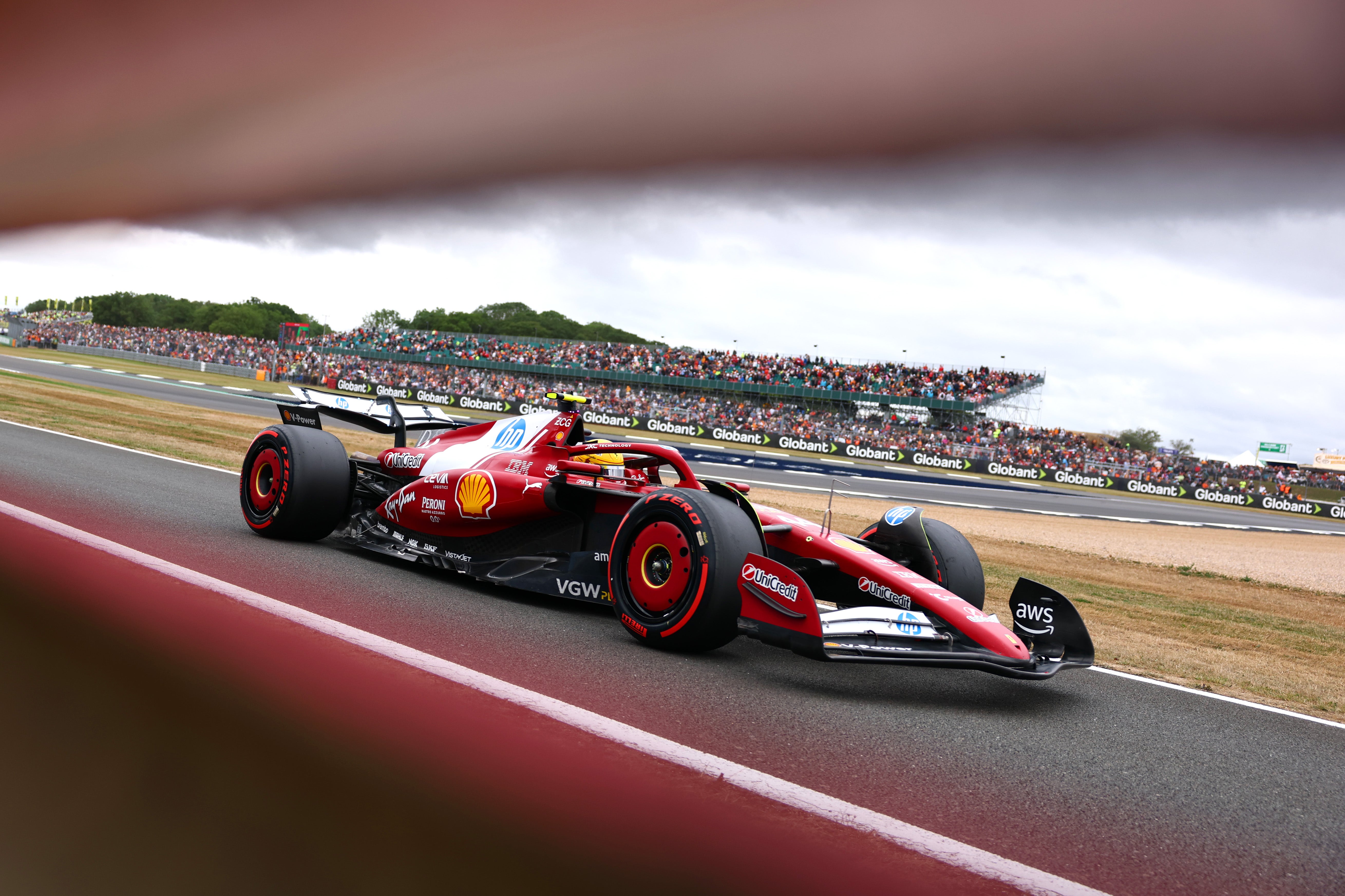 Lewis Hamilton missed out on pole after a mistake on his final lap