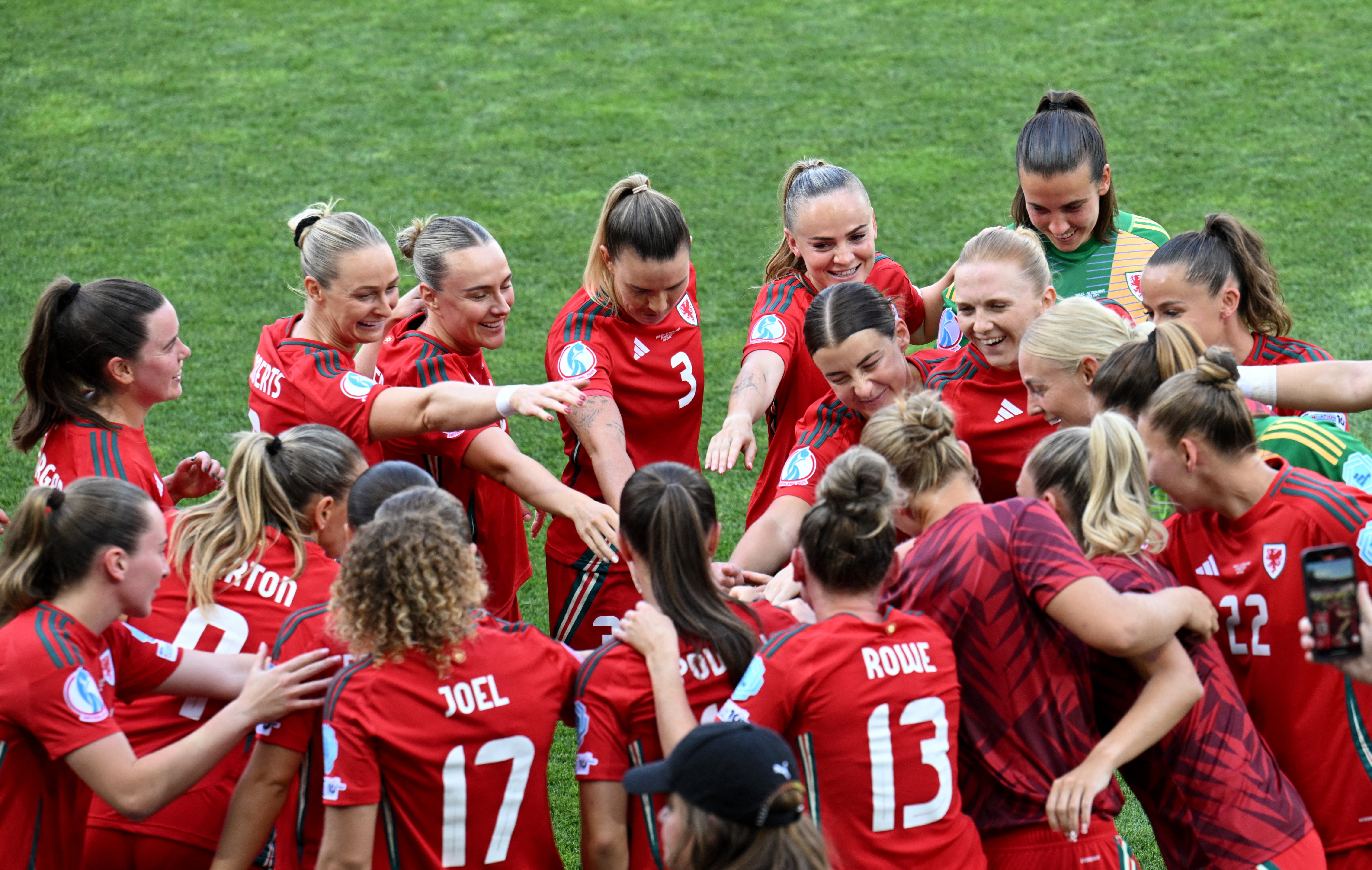 The Wales team lost their first Euro 2025 game to the Netherlands