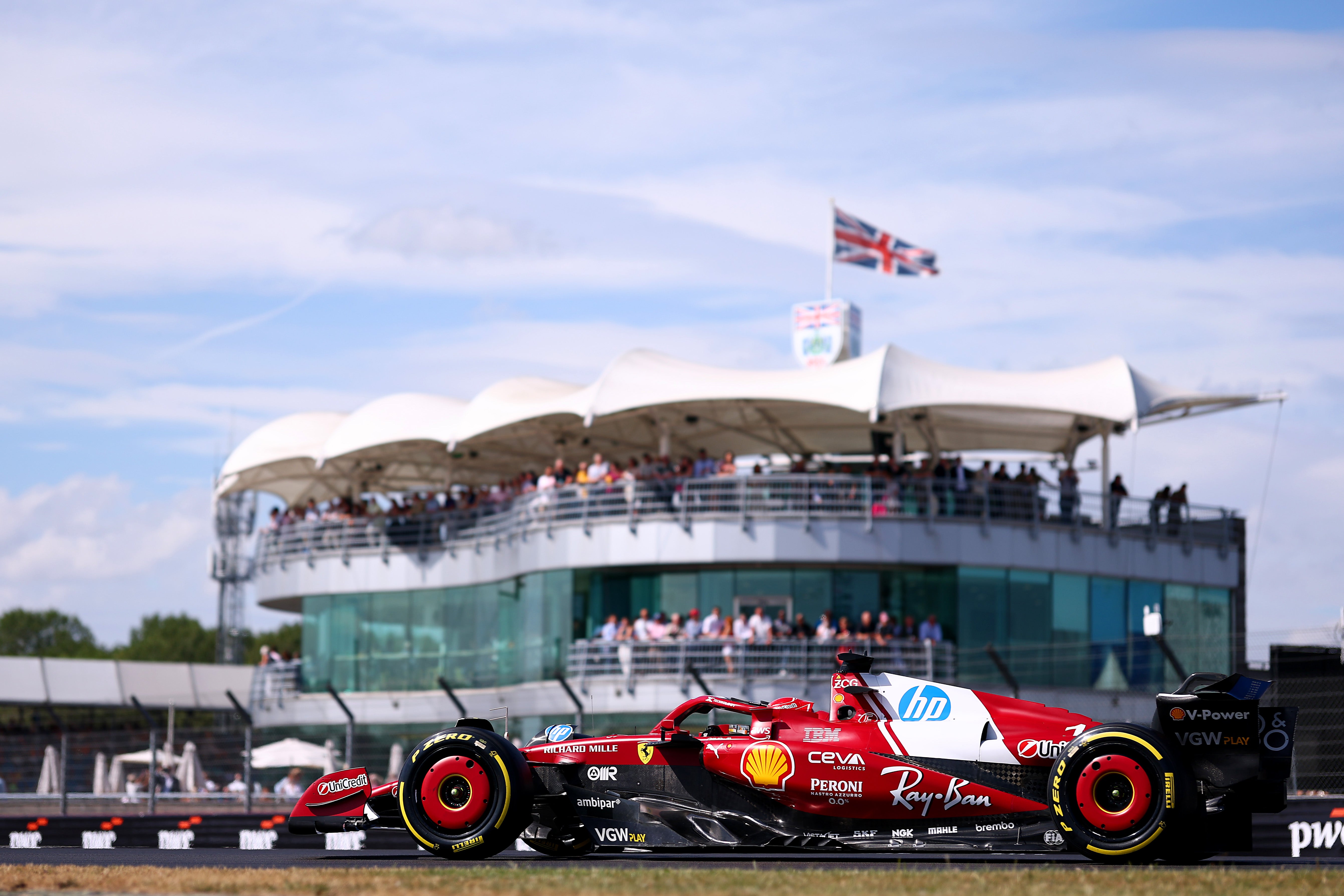 Leclerc only qualified sixth-fastest at Silverstone