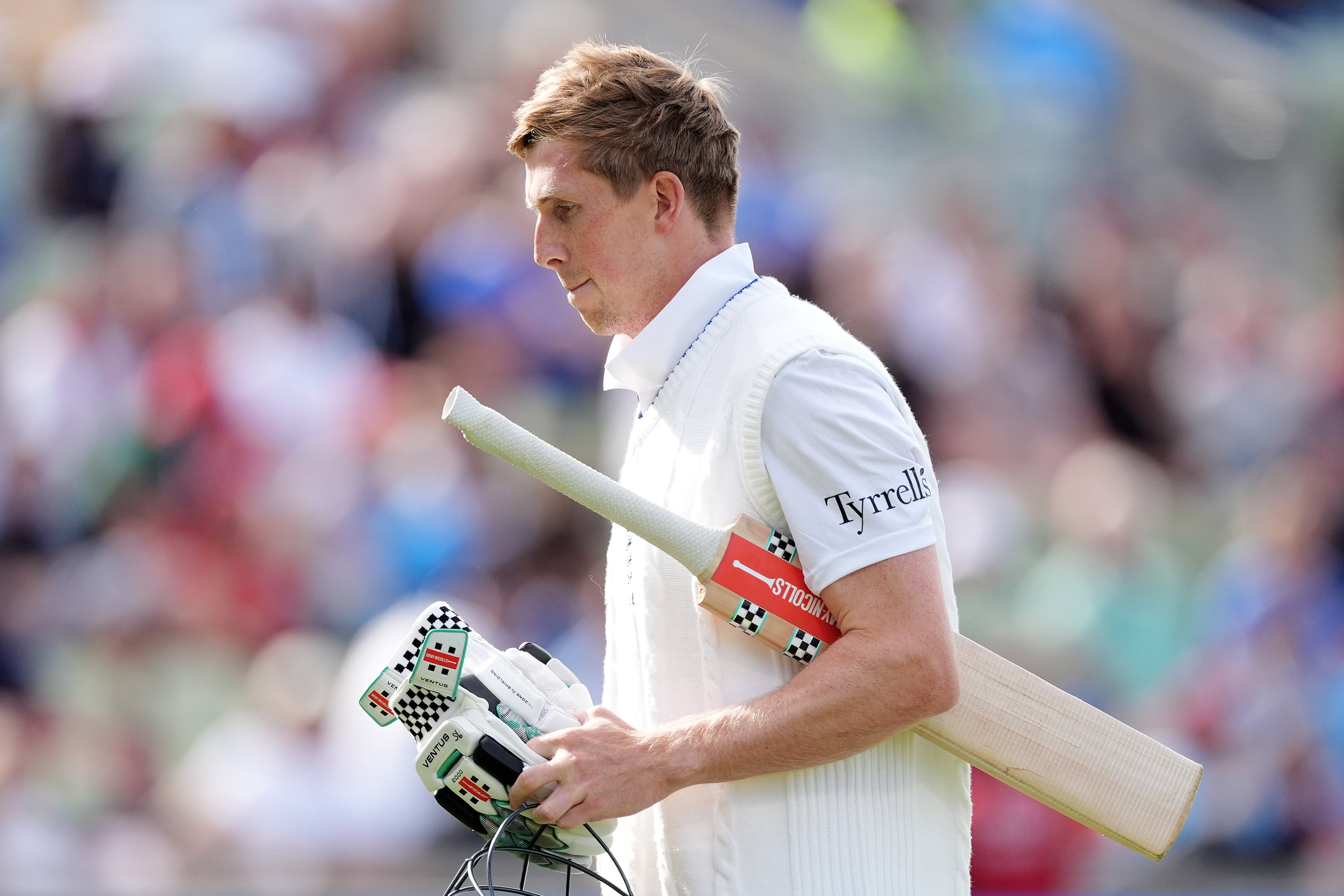 Zak Crawley fell for a duck