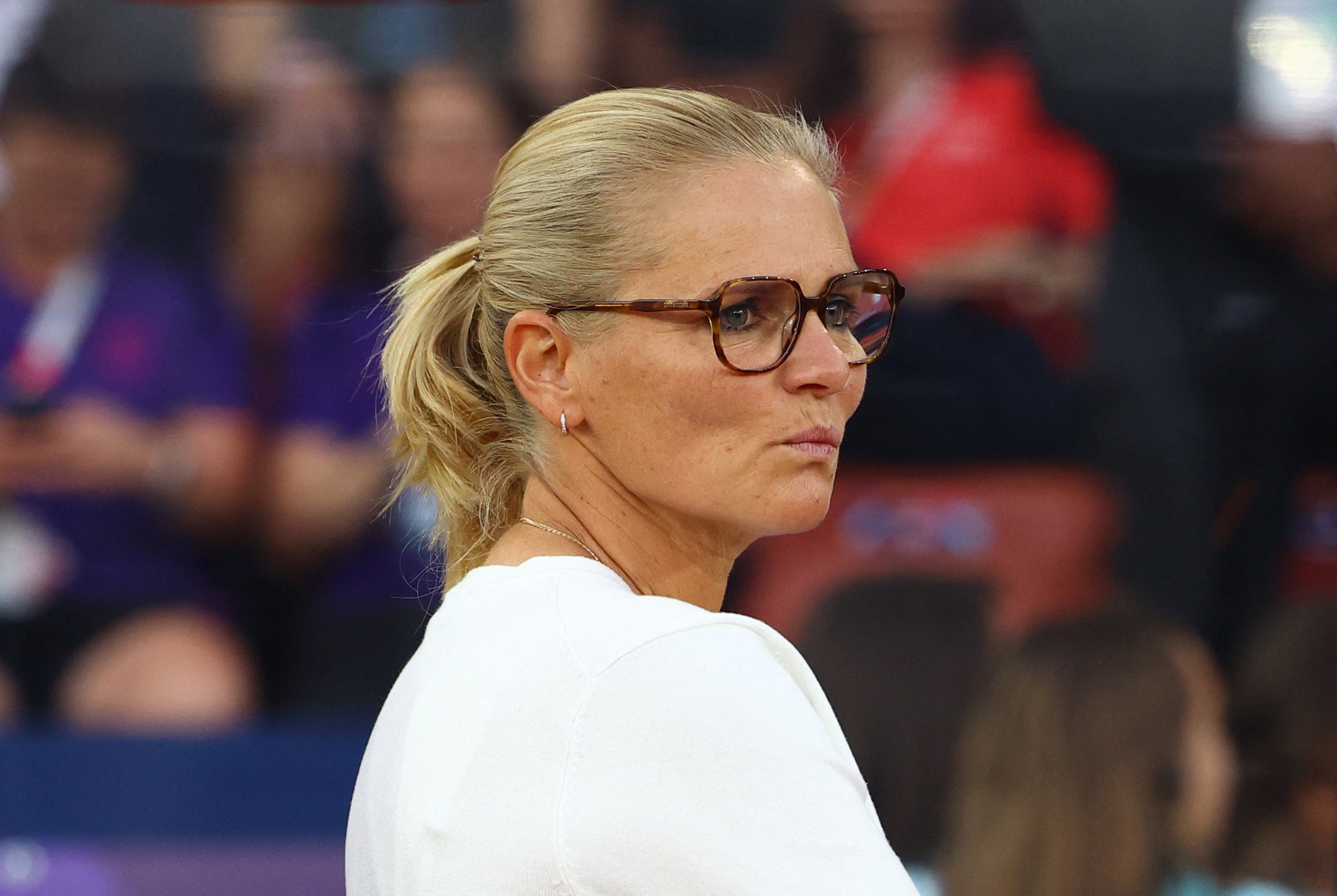 Sarina Wiegman, head coach of the England Lionesses