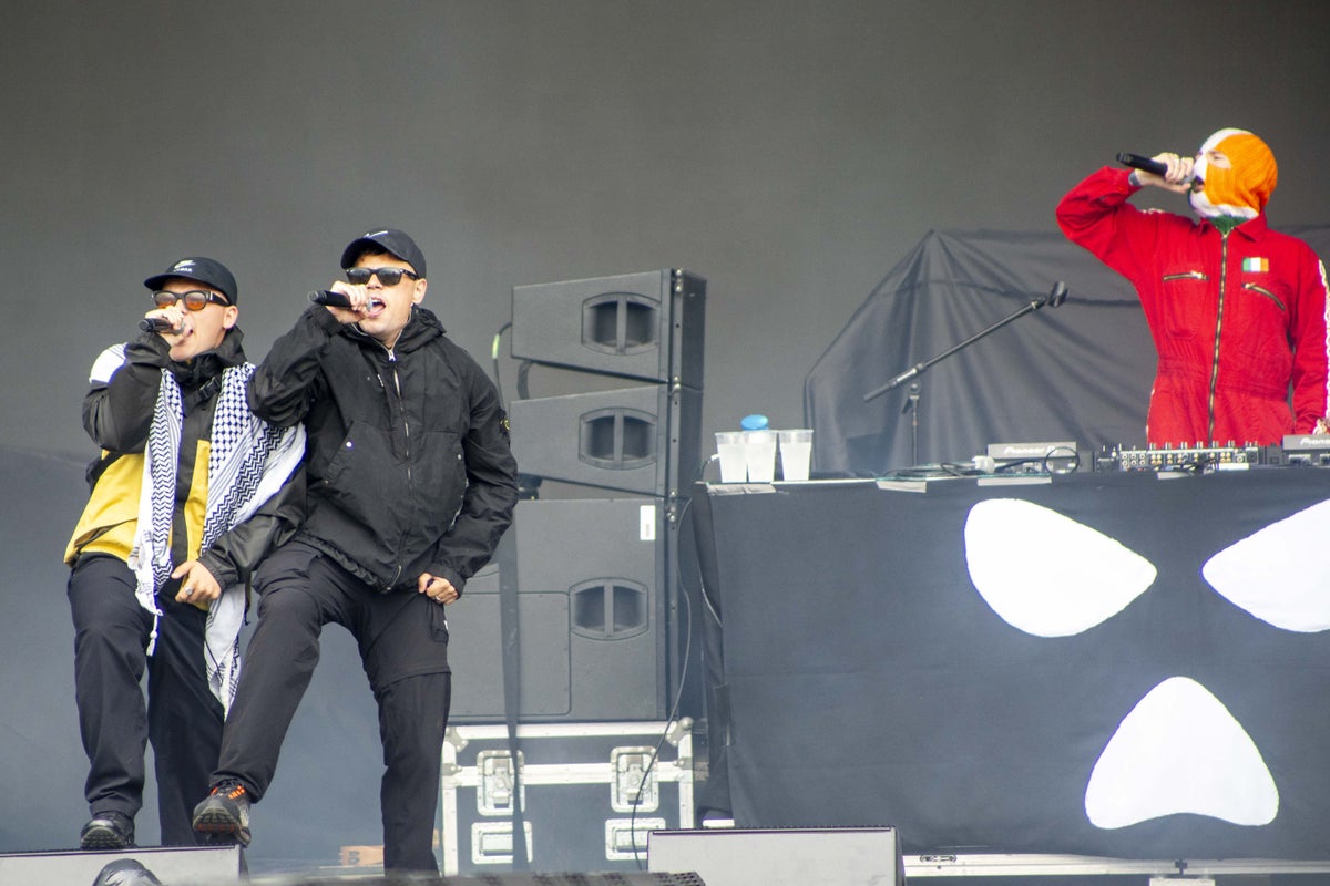 Kneecap vow to beat government in court ‘for second time’ amid band member’s terror charge
