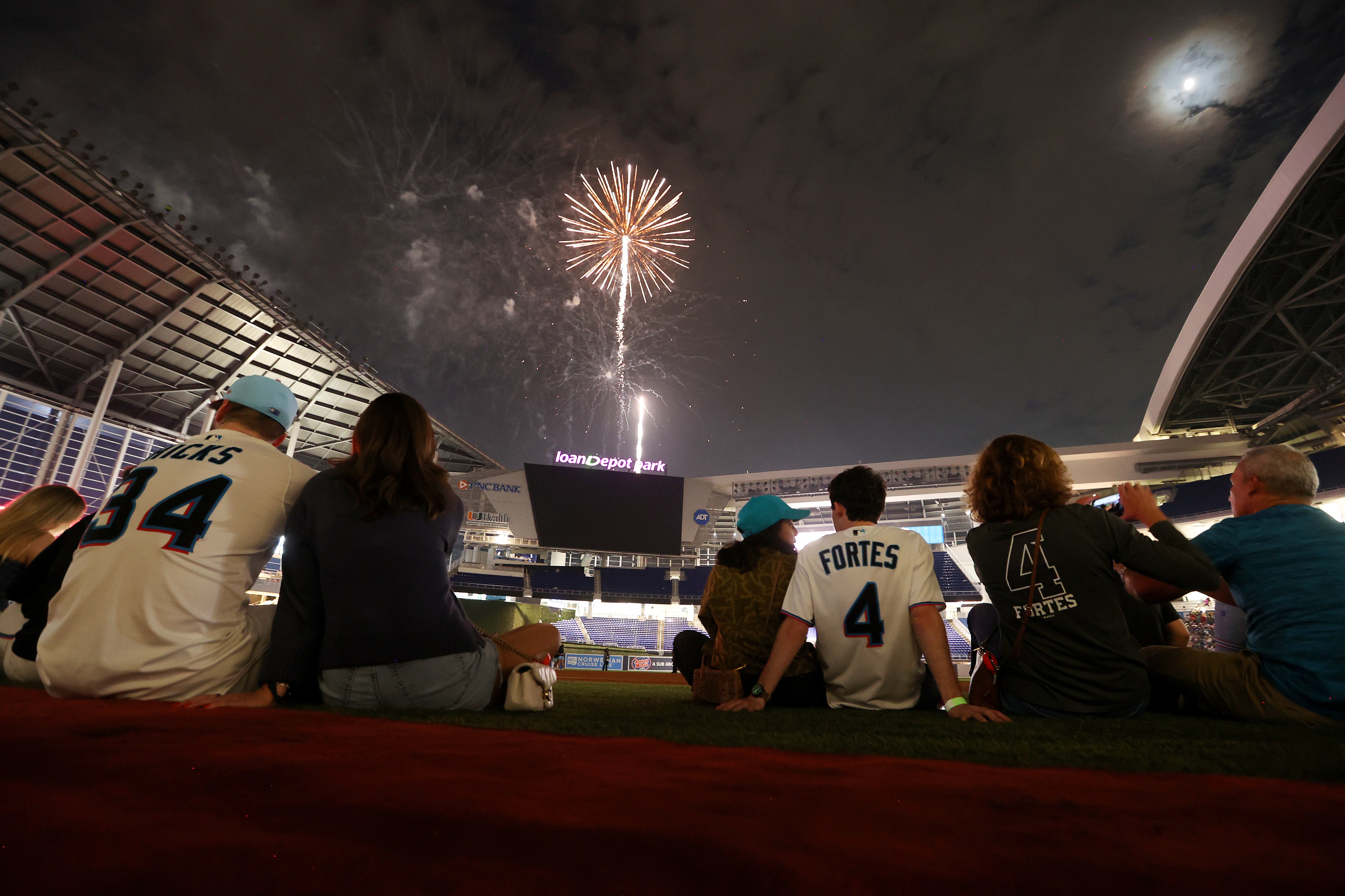 The Miami Marlins are facing off against the Milwaukee Brewers this Independence Day