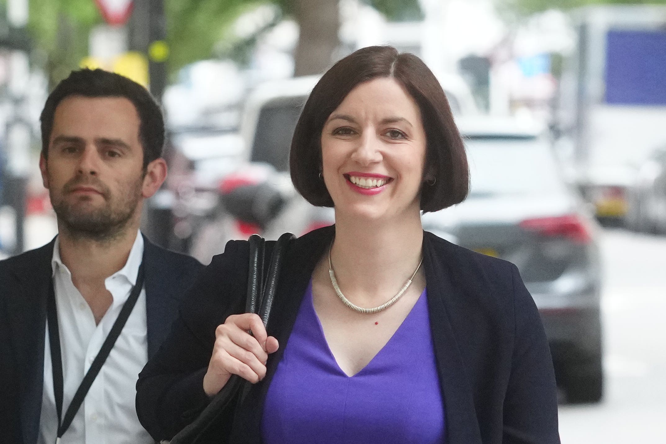 The Education Secretary said she was ‘not going to pretend that it hasn’t been a tough or a challenging week’ (Jeff Moore/PA)