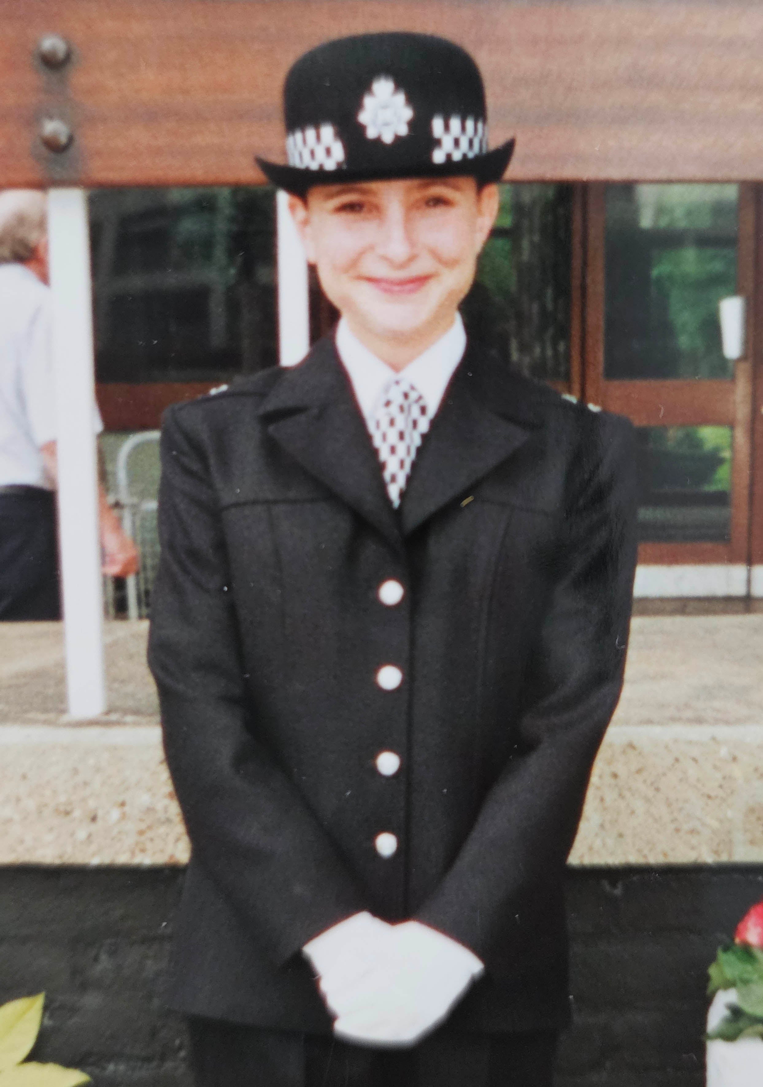 Officer Bearman in 2002, before the 7 July bombings