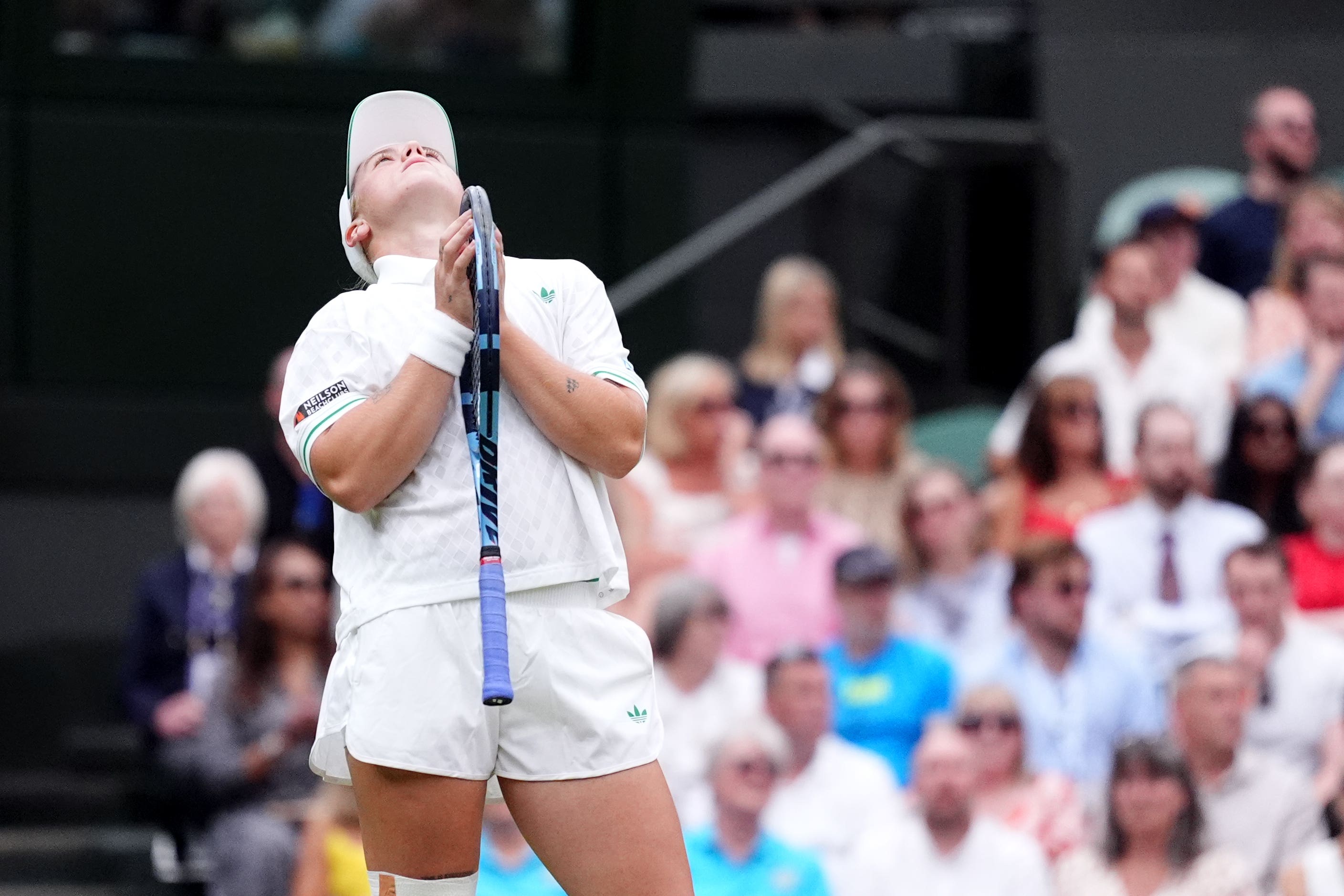 Sonay Kartal was ‘devastated’ to lose but said she will take heart from her Wimbledon run