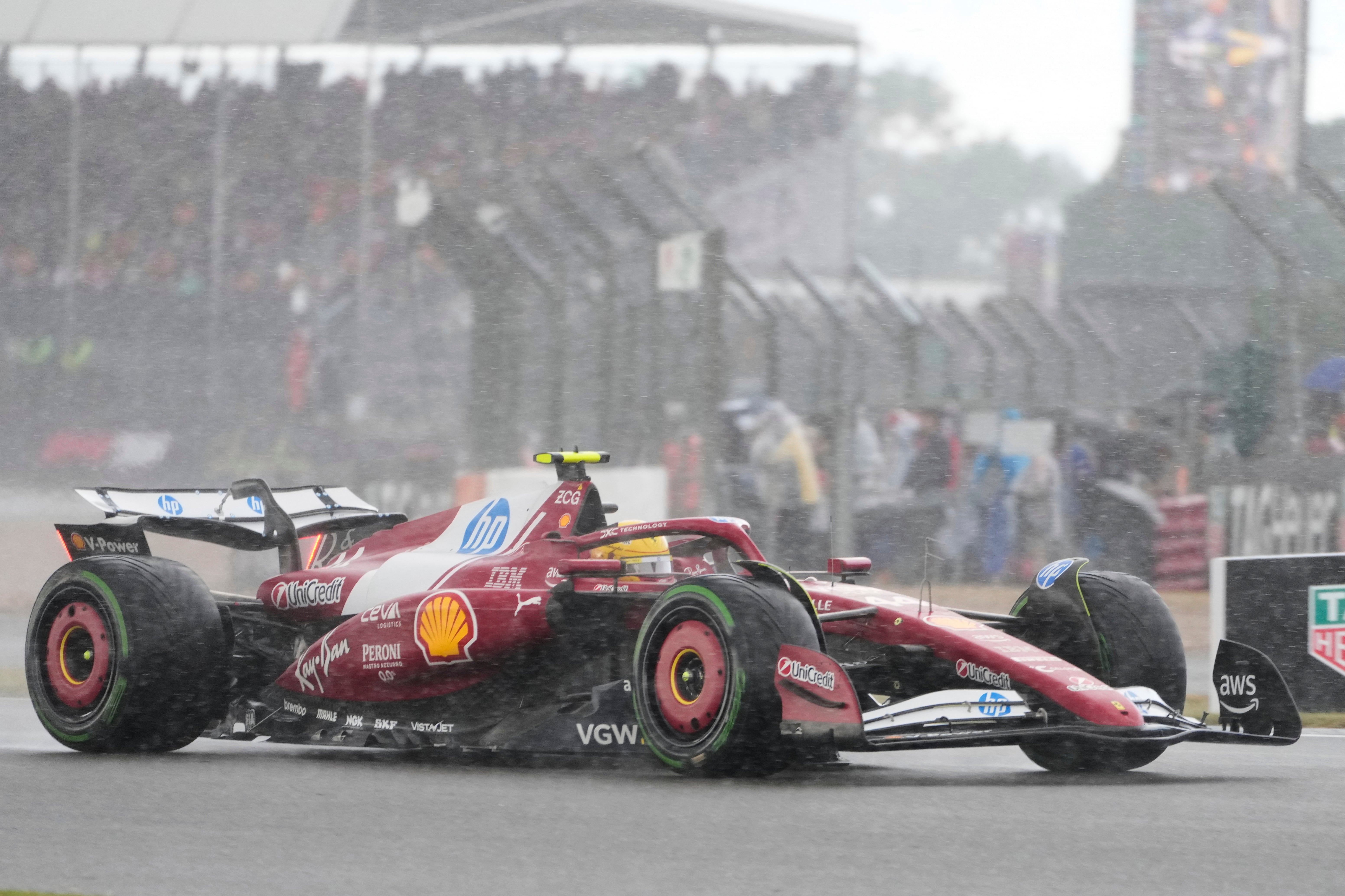 Lewis Hamilton finished fourth