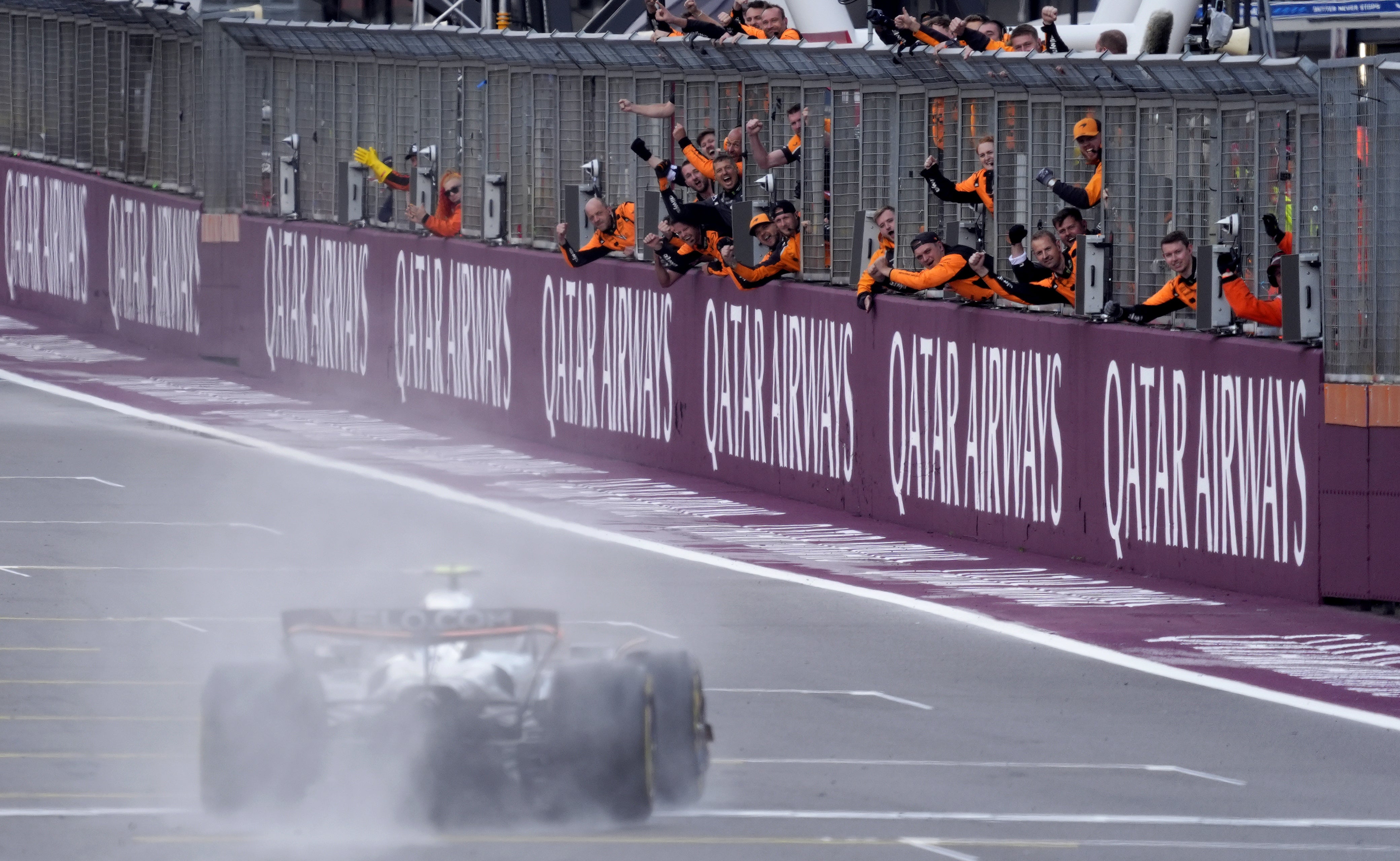 Lando Norris claimed his first win at Silverstone