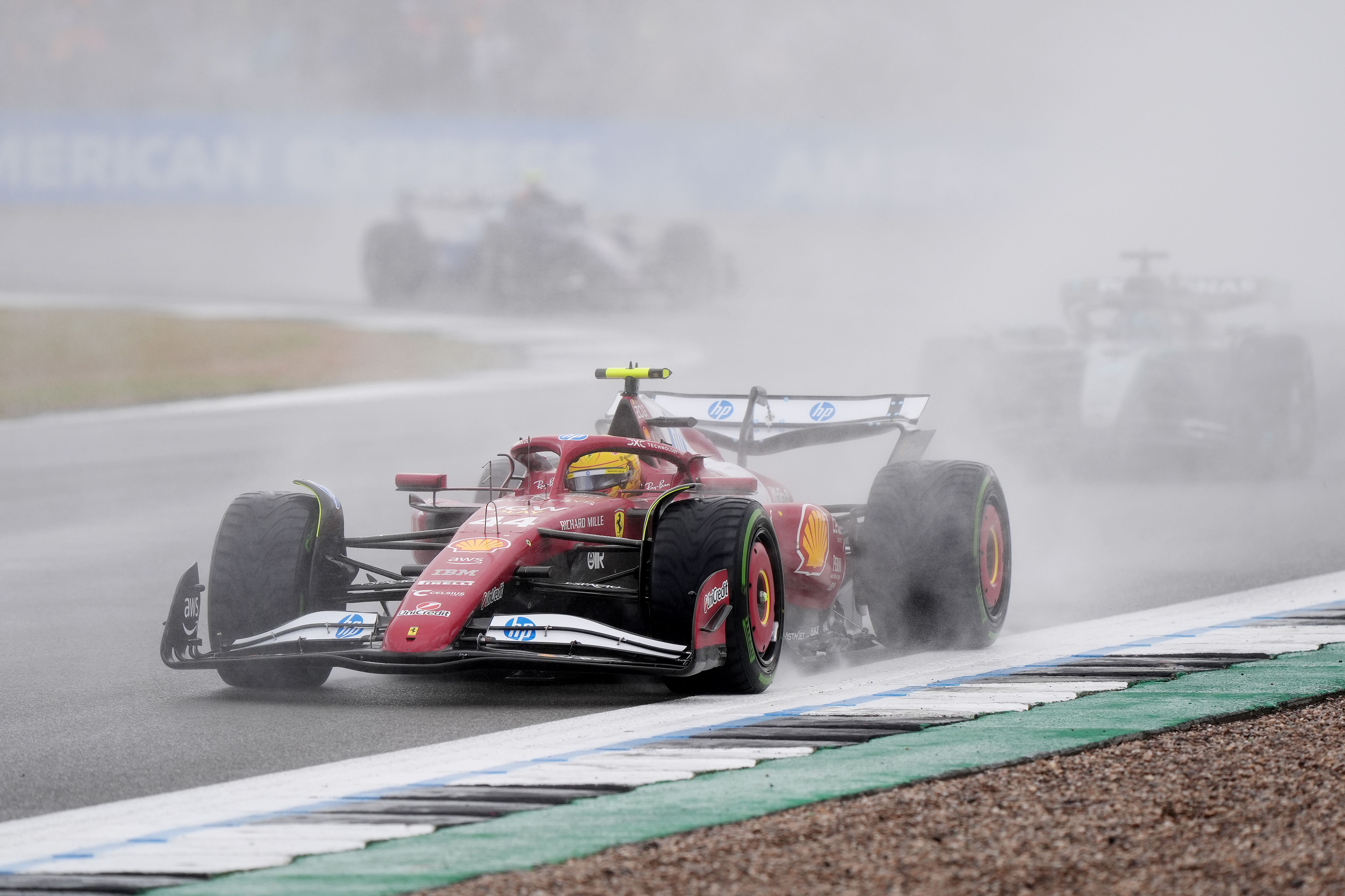 Lewis Hamilton could only manage fourth at Silverstone