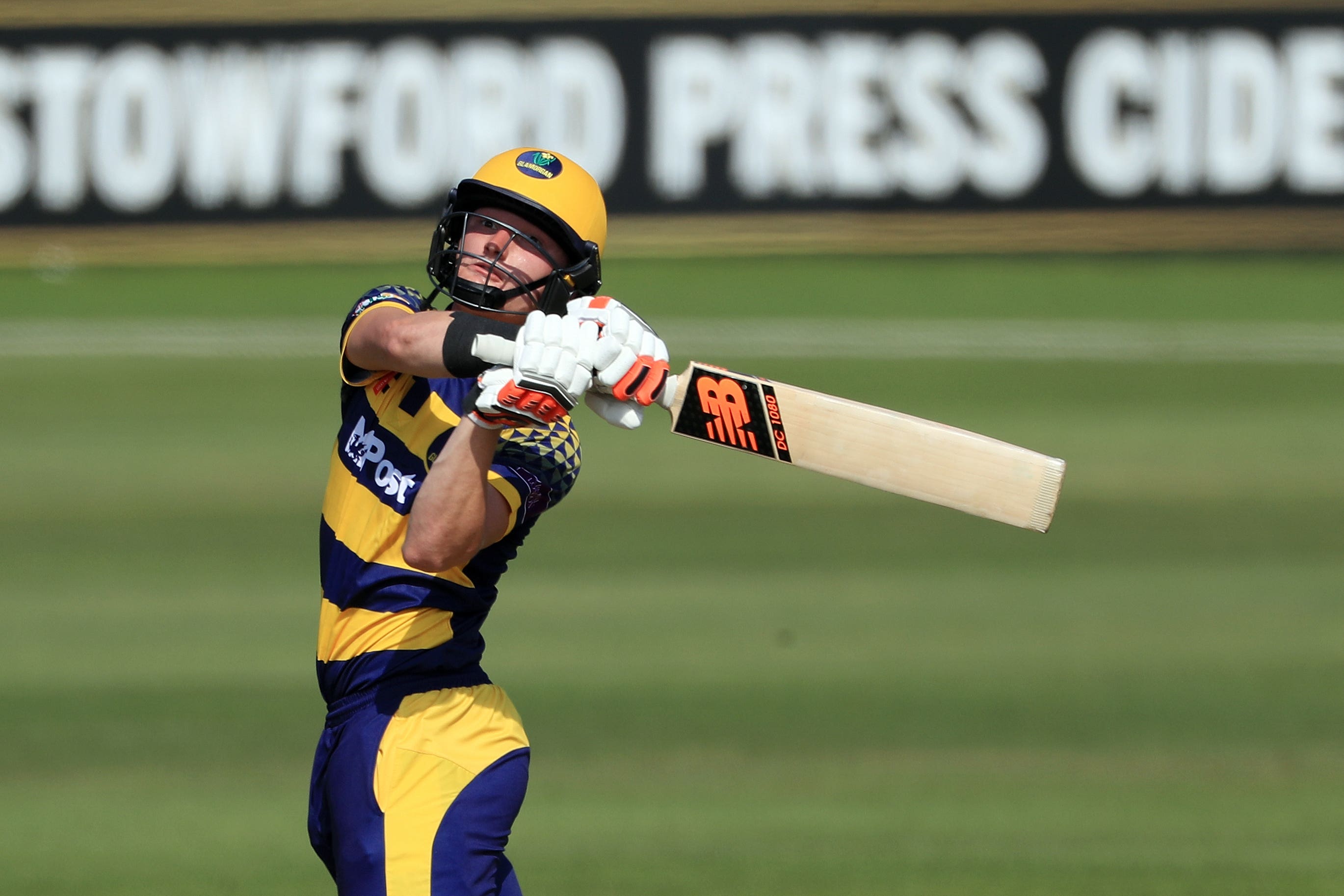 Aneurin Donald teed off for Derbyshire against Yorkshire (David Davies/PA)