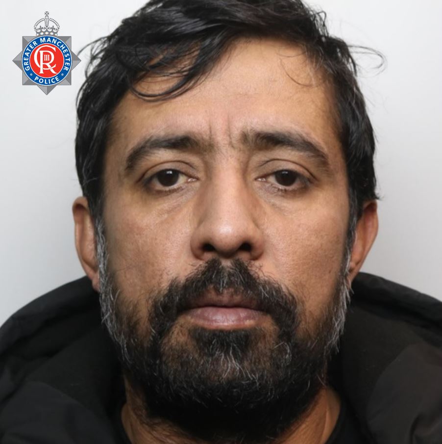 Daniel Hashmi was found guilty of six offences including attempted rape, against the same girl after a trial at Manchester Minshull Street Crown Court