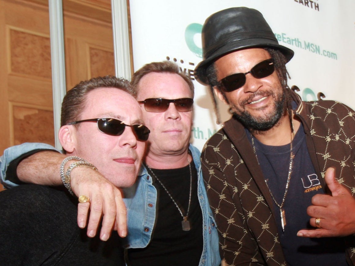 UB40 stars Robin Campbell, Ali Campbell and Astro – one year before Ali quit the band