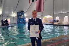‘Hero’ Coast Guard swimmer credited with saving 165 people from Camp Mystic floods
