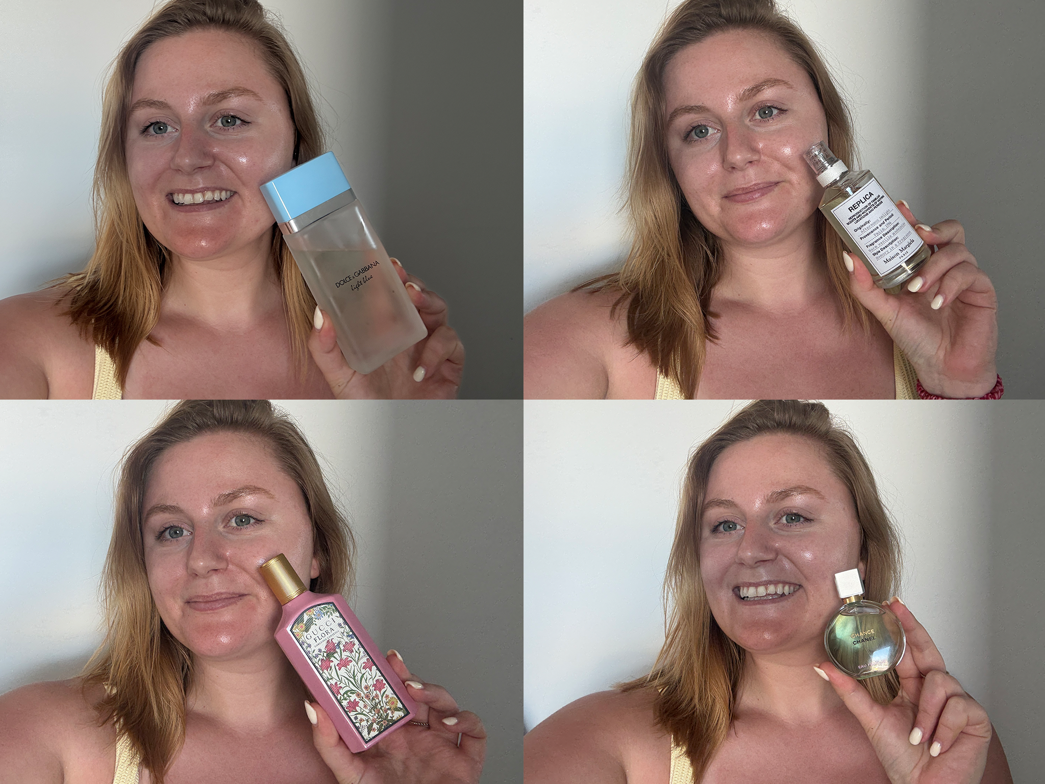 Eu coloquei uma variedade de aromas de verão à prova
