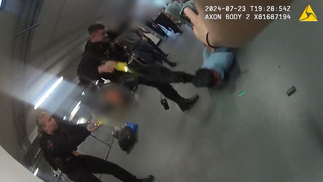 <p> Zachary Marsden was involved in the fracas at Manchester Airport</p>