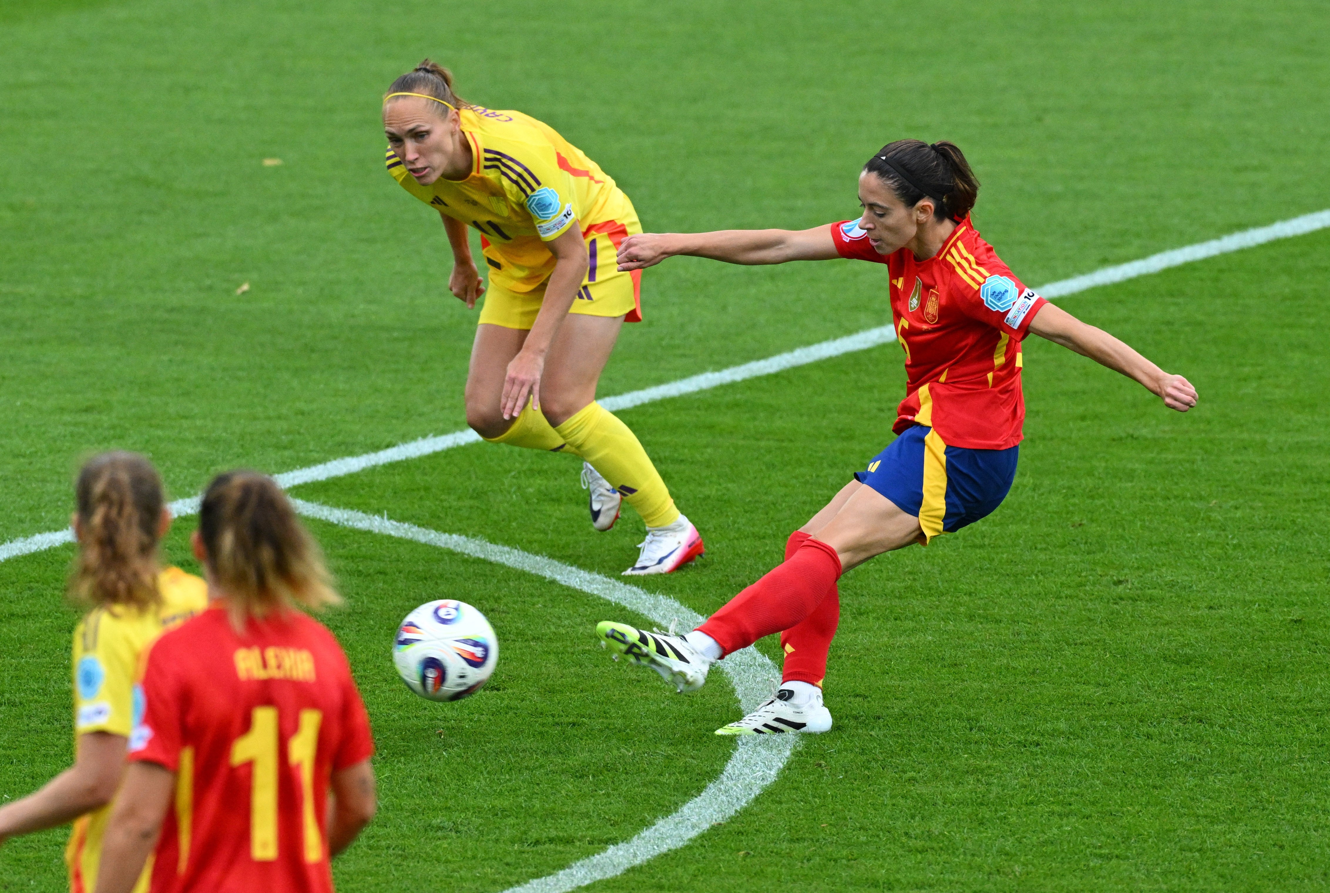 Aitana Bonmati saw more minutes as she builds towards the knockout stages