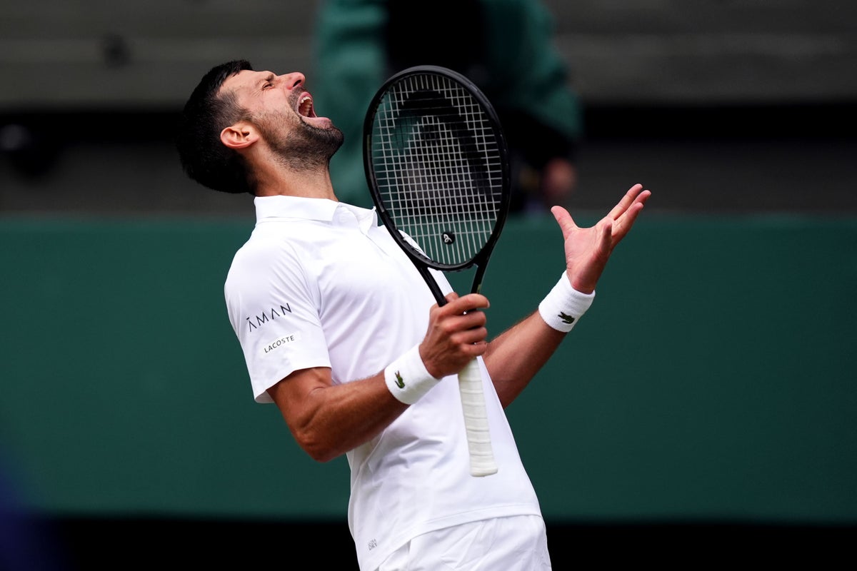 Novak Djokovic recovers from his worst first set at Wimbledon to reach quarters