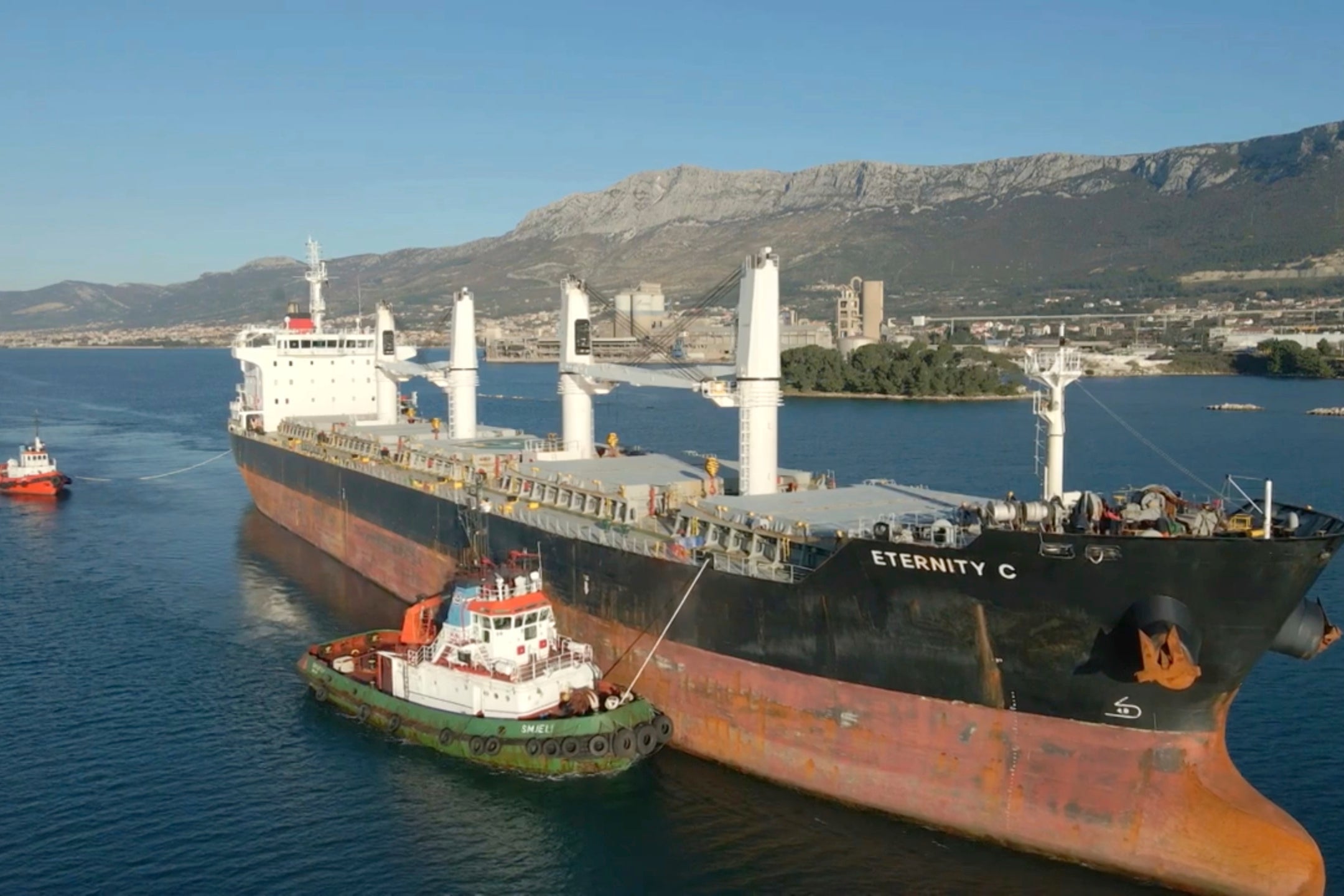 Yemen's Houthi rebels attack a ship in the Red Sea after claiming they sunk another