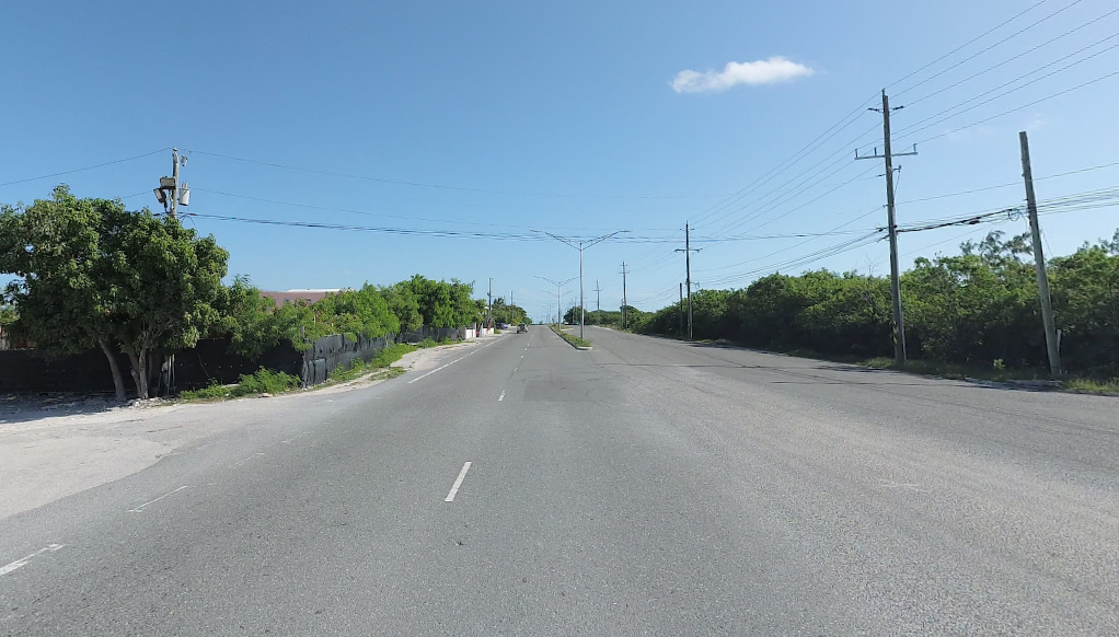 A private investigator said a decomposed body was found in a residential area close to Leeward Highway on Turks and Caicos Islands (pictured)