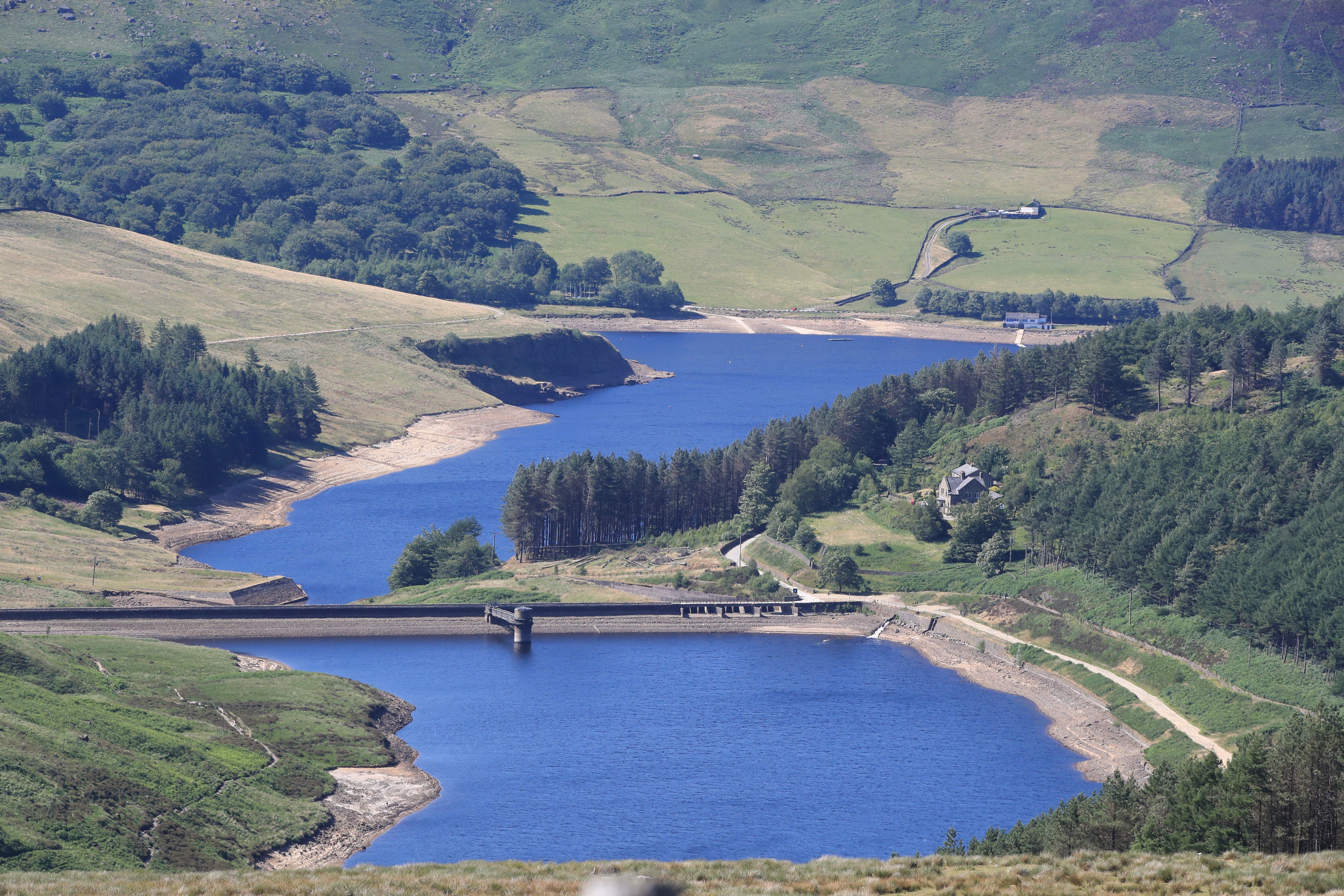 Reservoirs are at just 55.8 per cent full after a prolonged period of dry weather (PA)