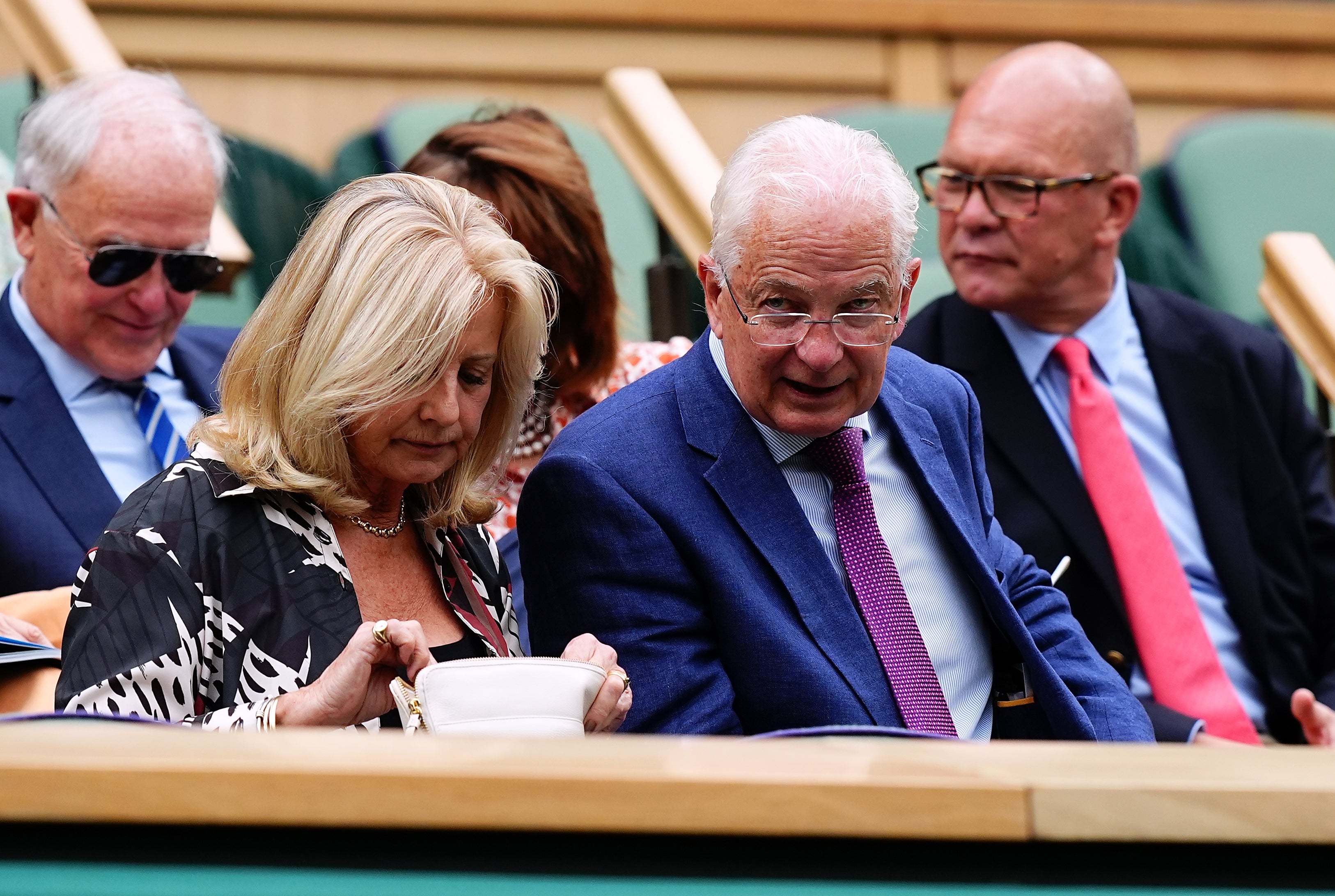 David Gower in the Royal Box in 2024