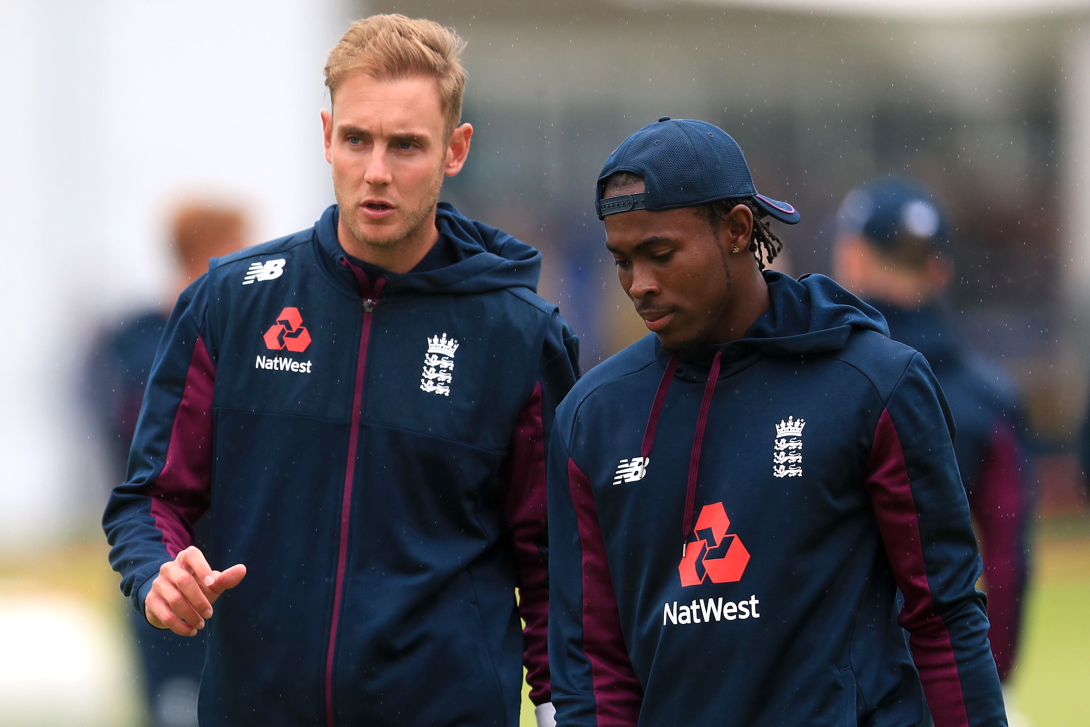 Stuart Broad (left) believes Jofra Archer (right) can lift England against India (Mike Egerton/PA)