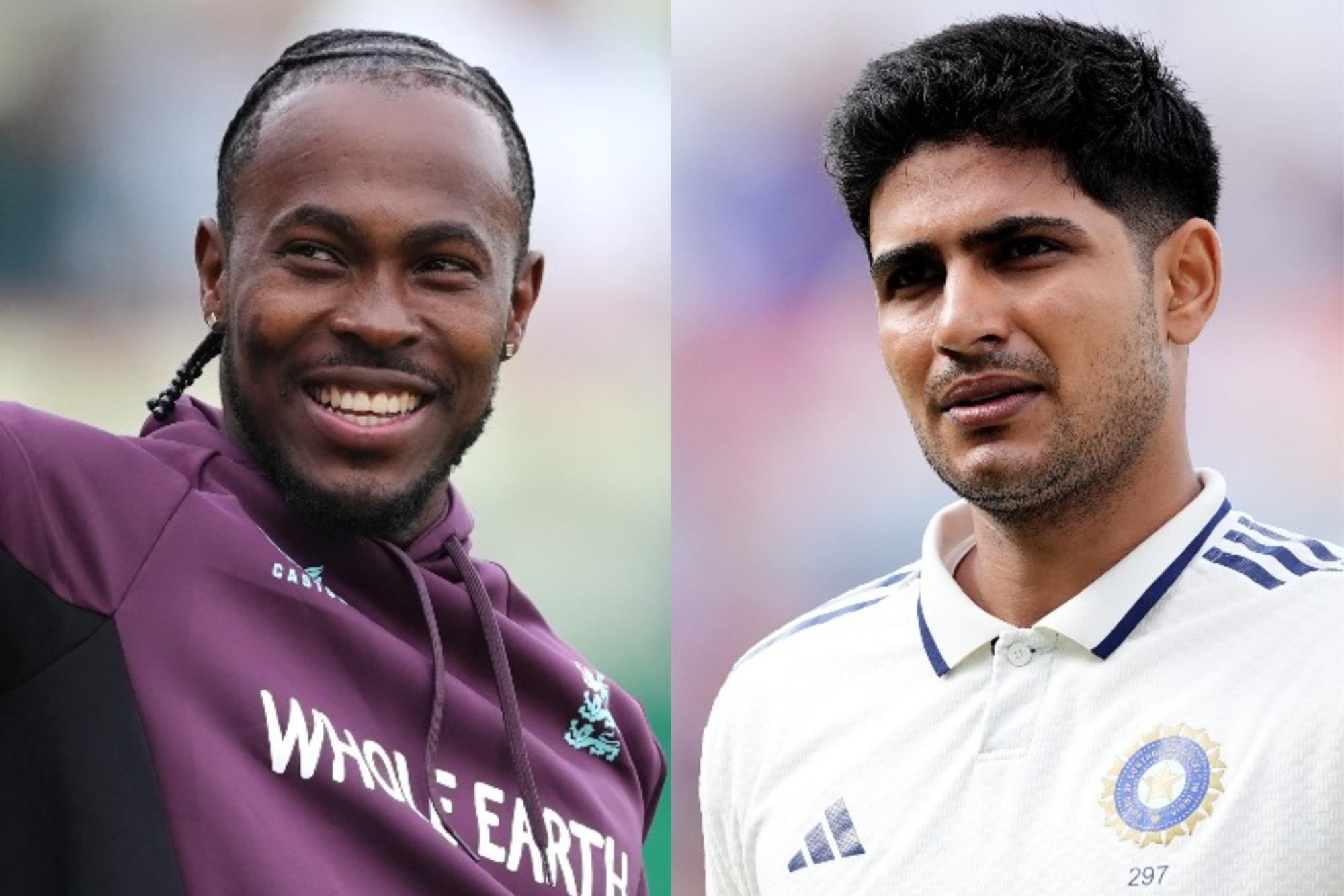 Jofra Archer and Shubman Gill are gearing up for action at Lord’s (Martin Rickett/PA)