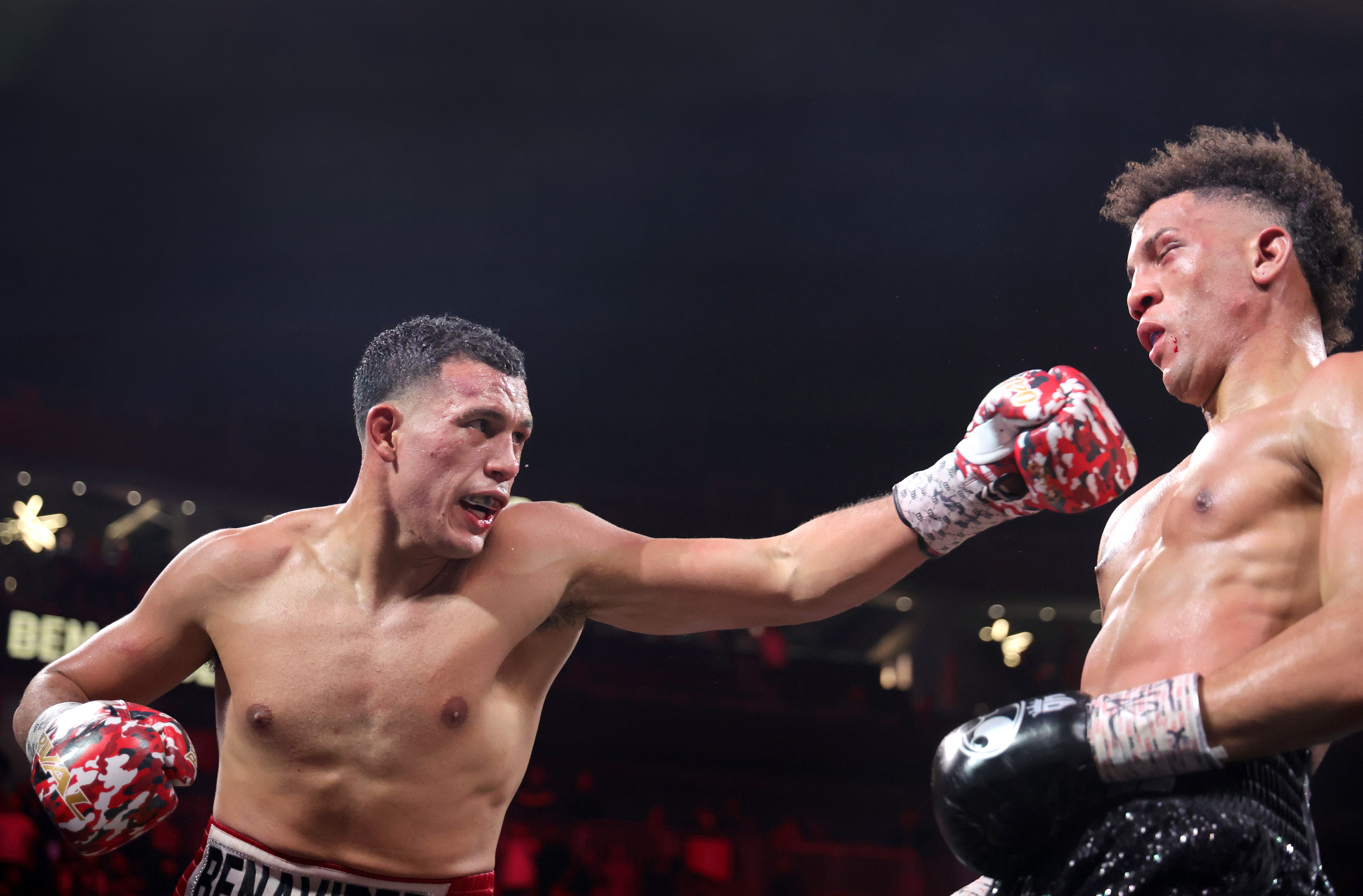 The unbeaten David Benavidez (left) should provide a difficult test for Anthony Yarde