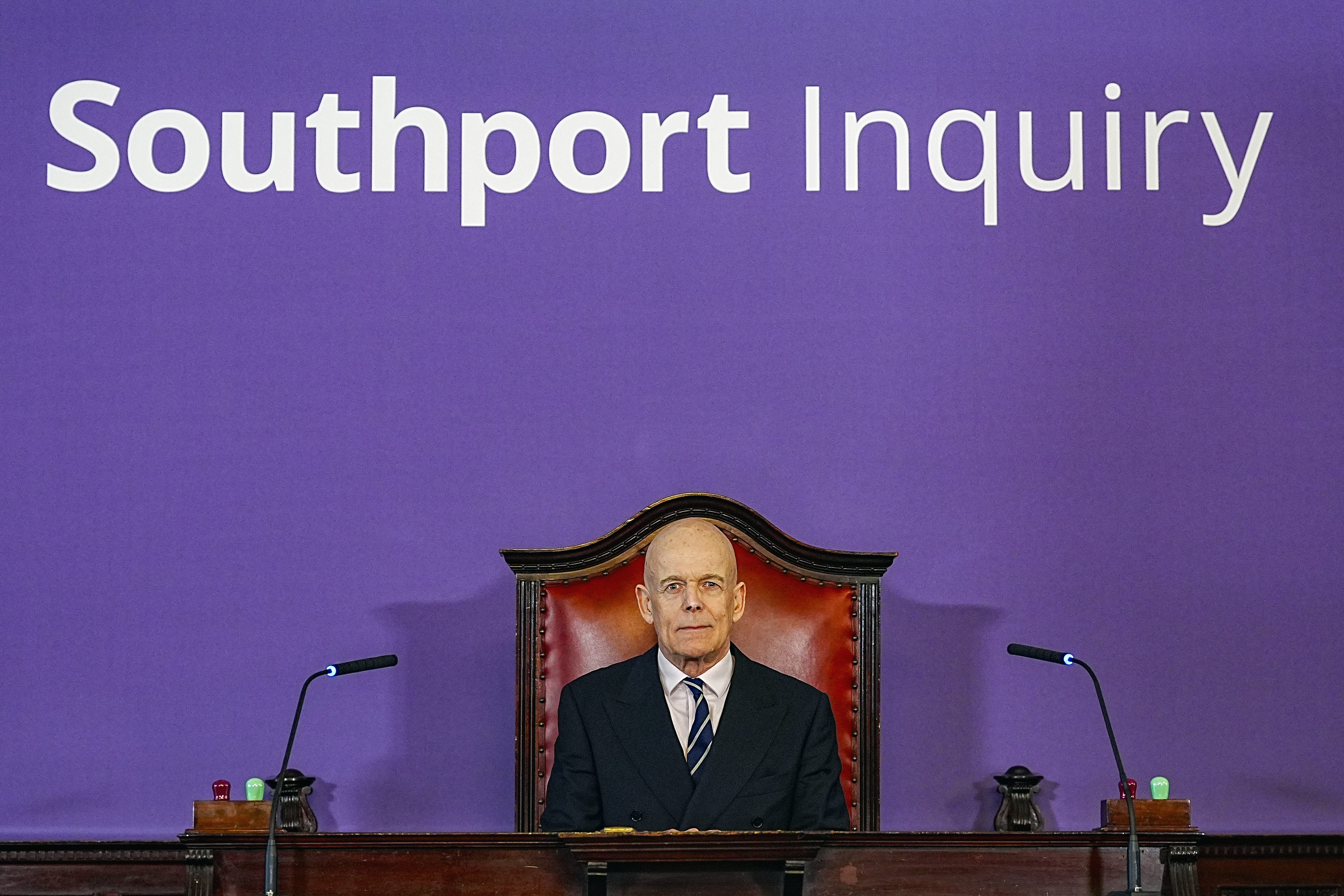 Inquiry chair Adrian Fulford said he will ‘identify without fear or favour all of the relevant failings’ as he investigates the attack