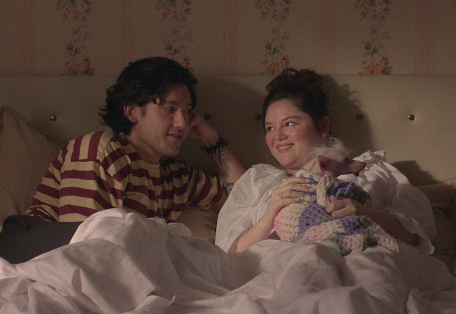 Loved up: Sharpe and Stalter in ‘Too Much’