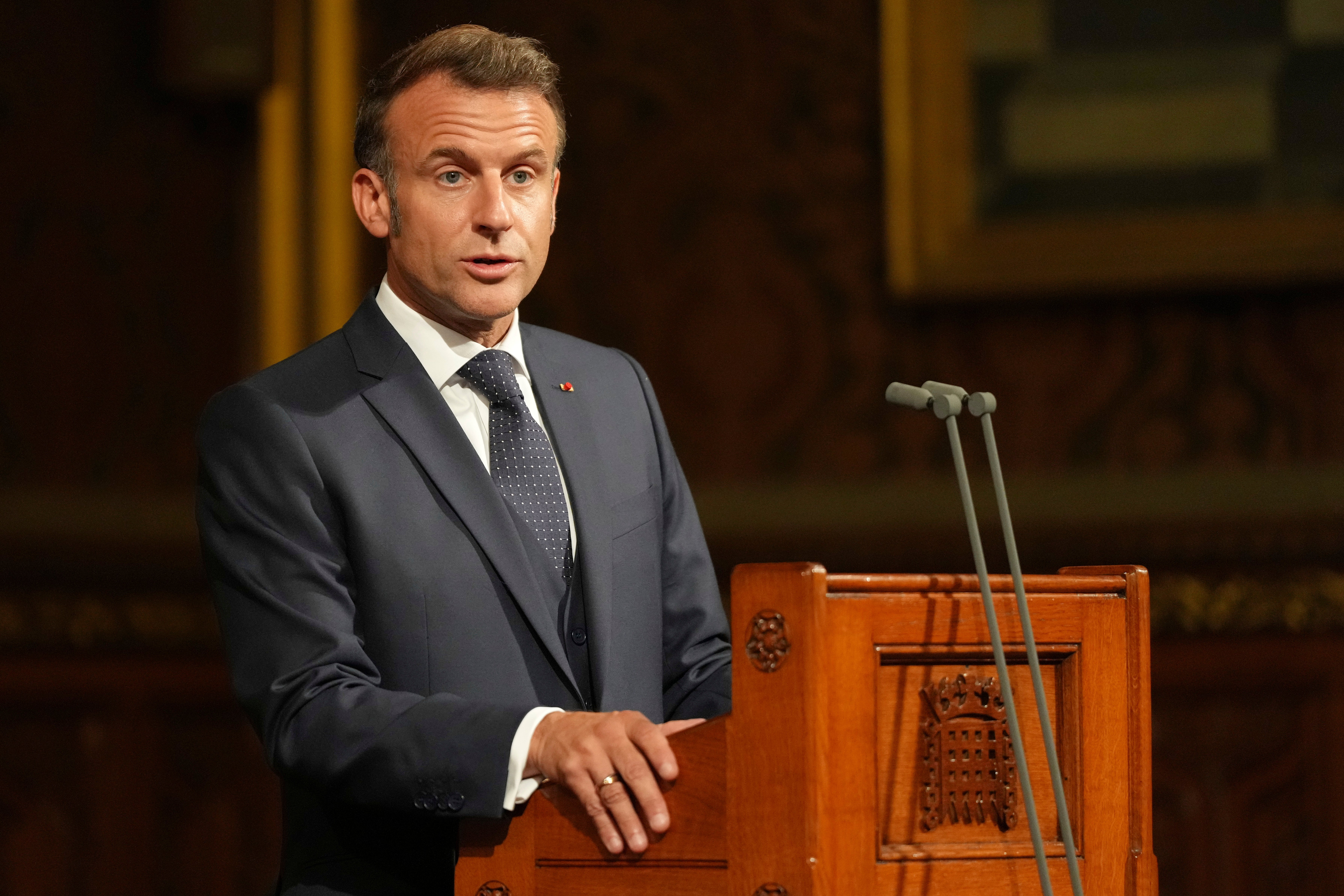 Emmanuel Macron says immigration is a ‘burden’ France and the UK ‘must fix’ in his address to parliament